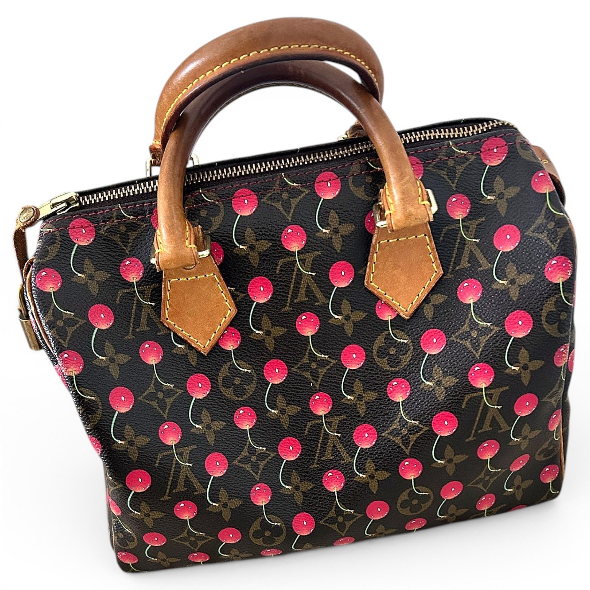 Speedy leather handbag