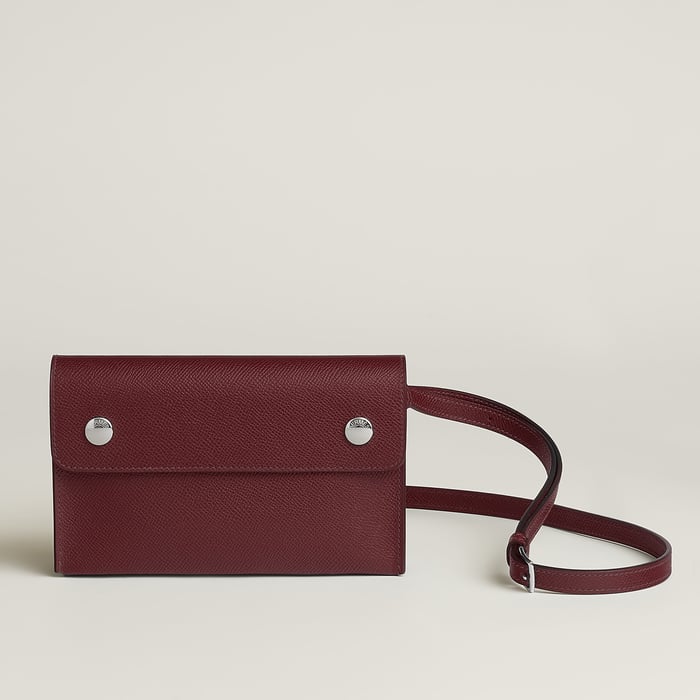 Rouge H Hermèsnap Wallet