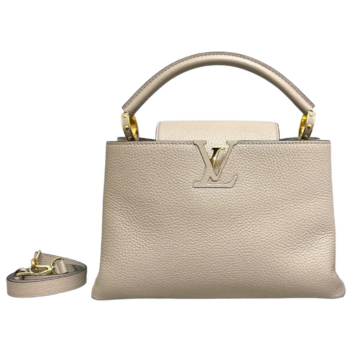 Capucines leather handbag