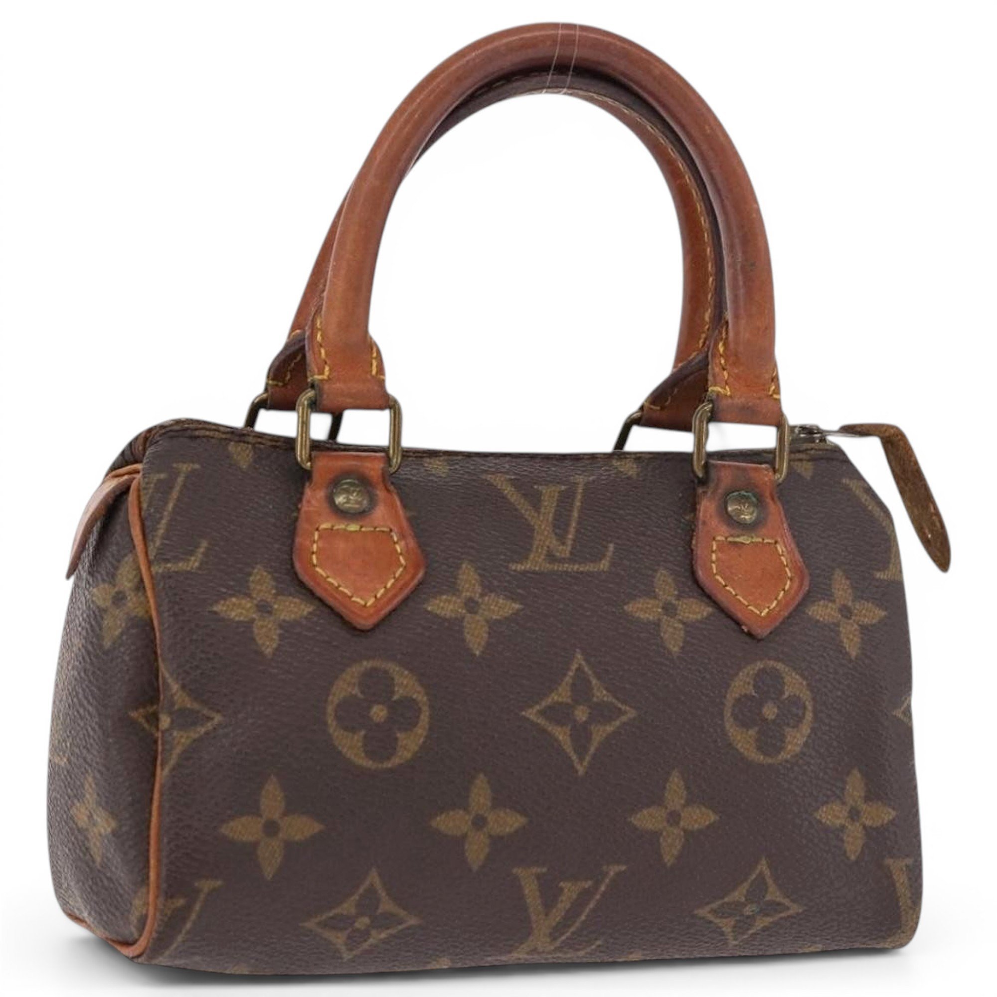 Louis Vuitton Nano Speedy / Mini HL leather handbag