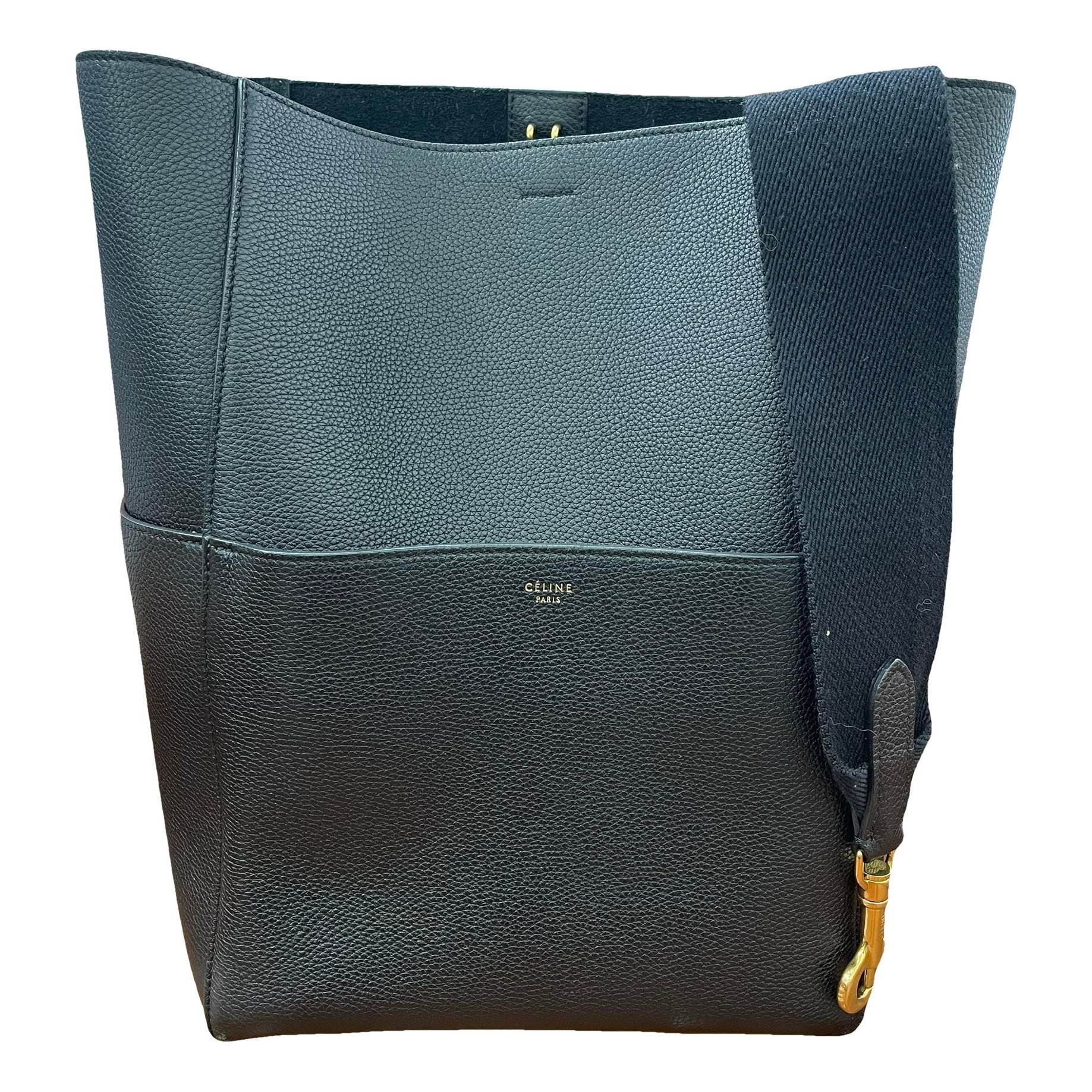 Seau Sangle leather tote