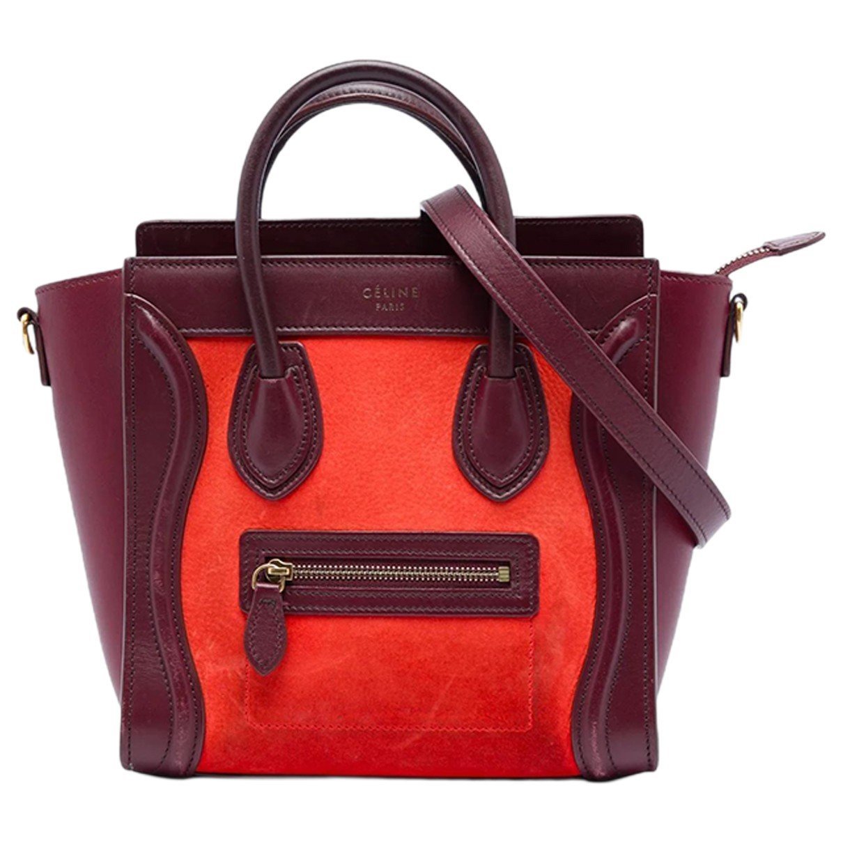 Luggage leather satchel
