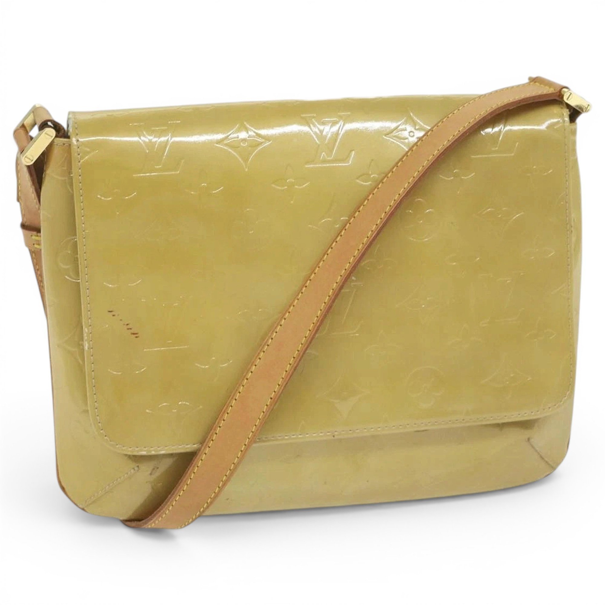 Thompson patent leather handbag