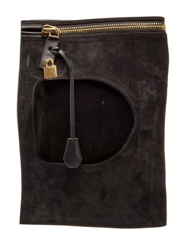 Tom Ford Suede Shoulder Bag