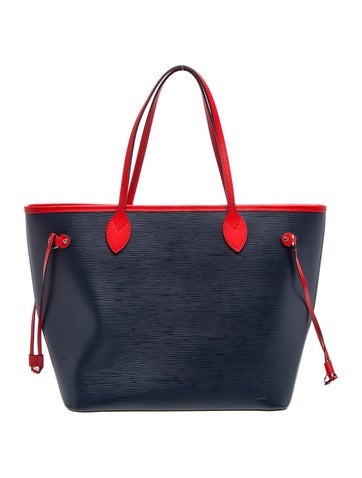 Epi Leather Neverfull w/Pouch MM