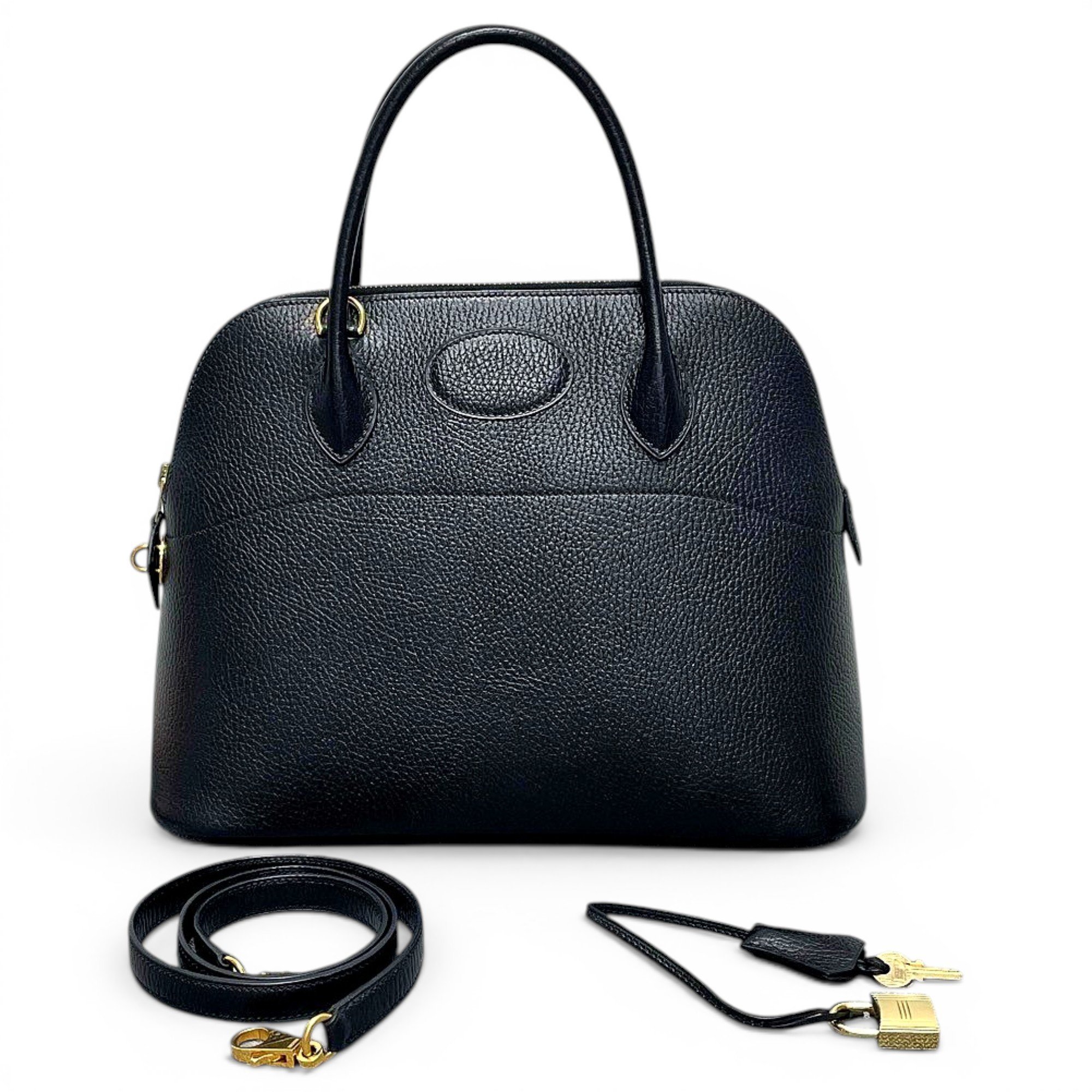 Bolide leather handbag