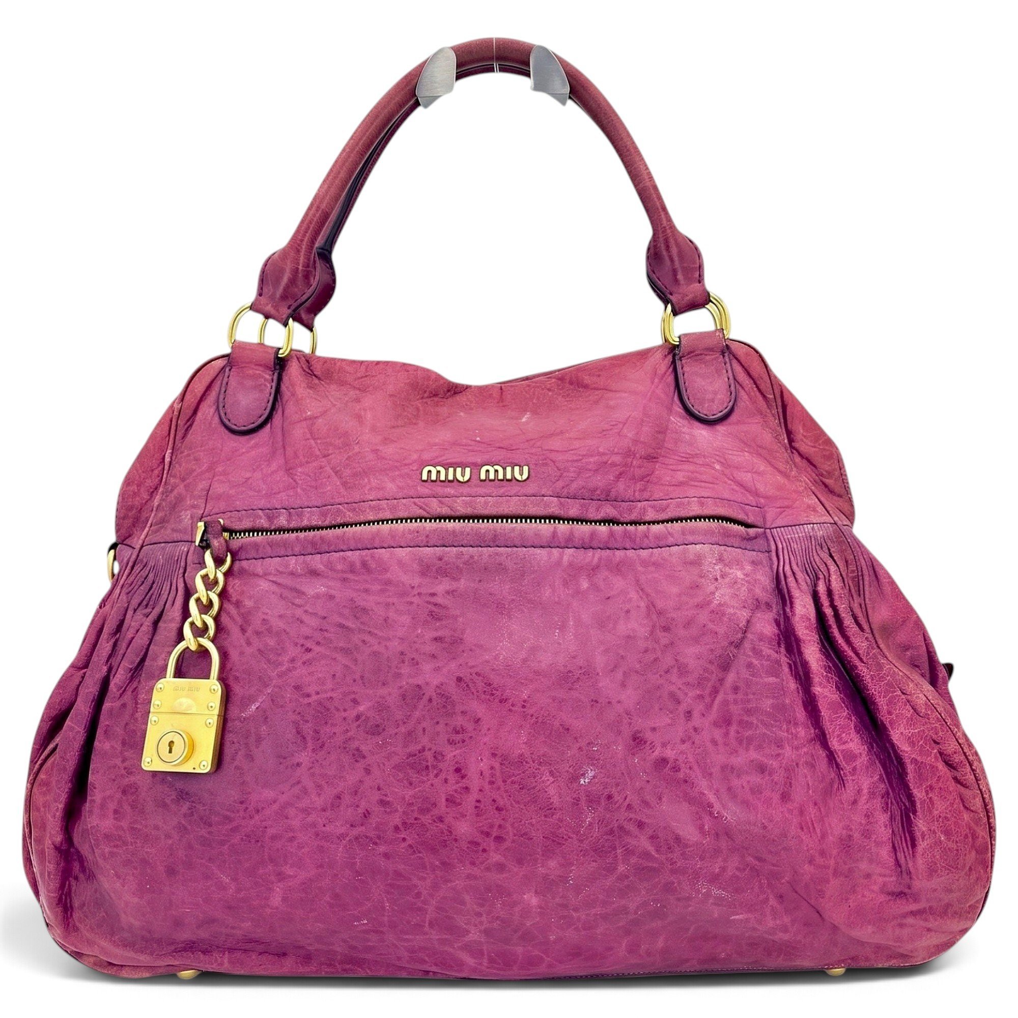 Leather handbag