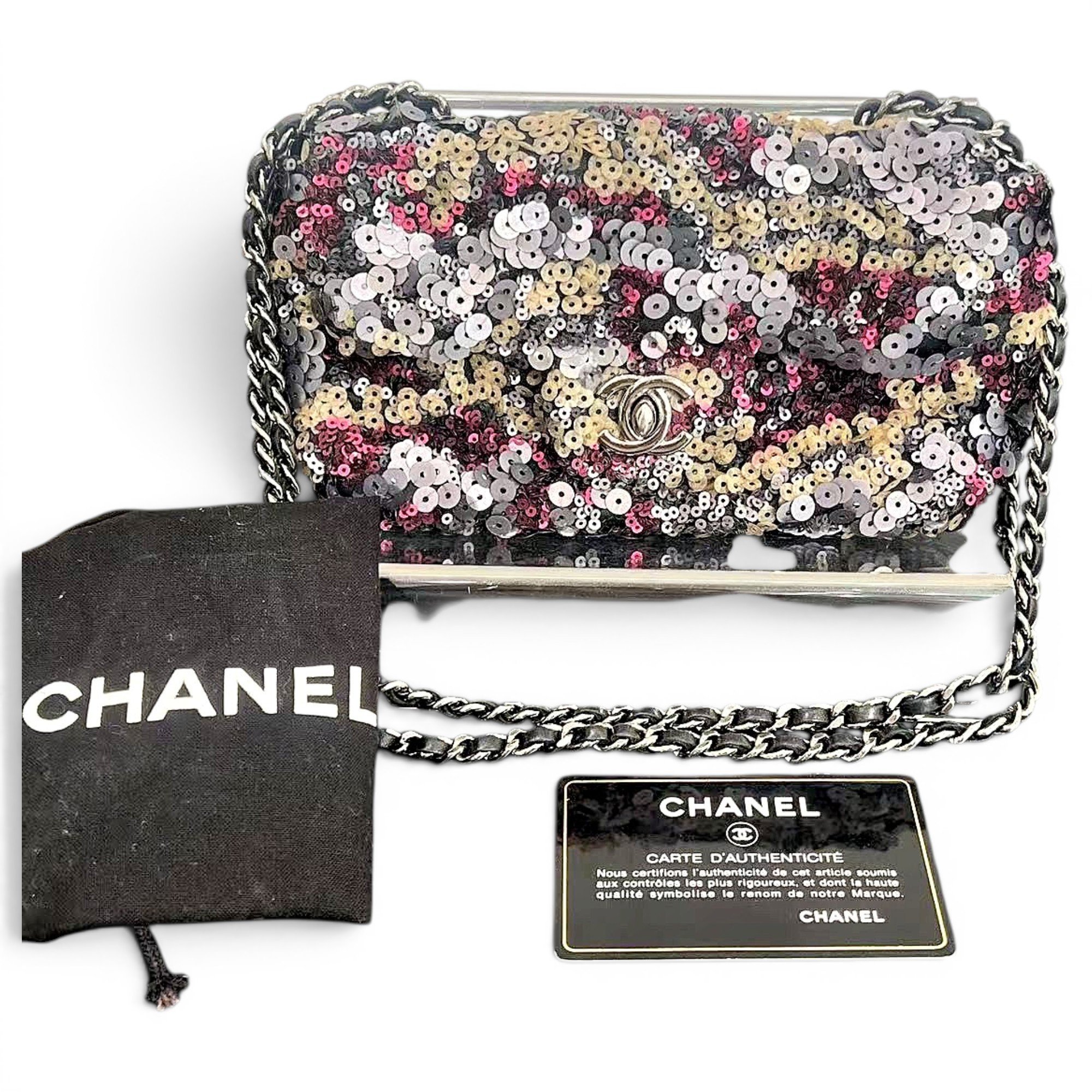 Timeless/Classique glitter crossbody bag