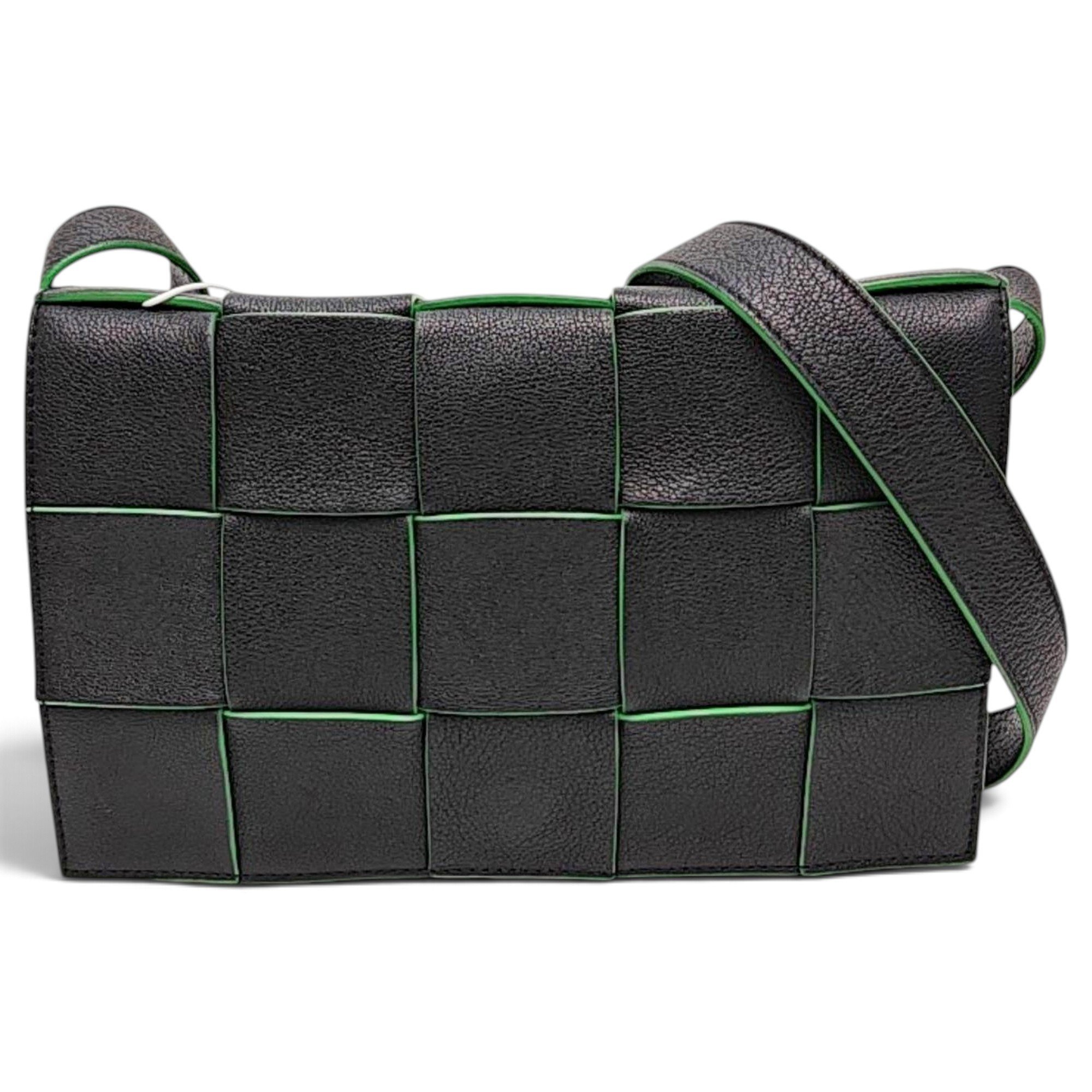 Cassette leather crossbody bag