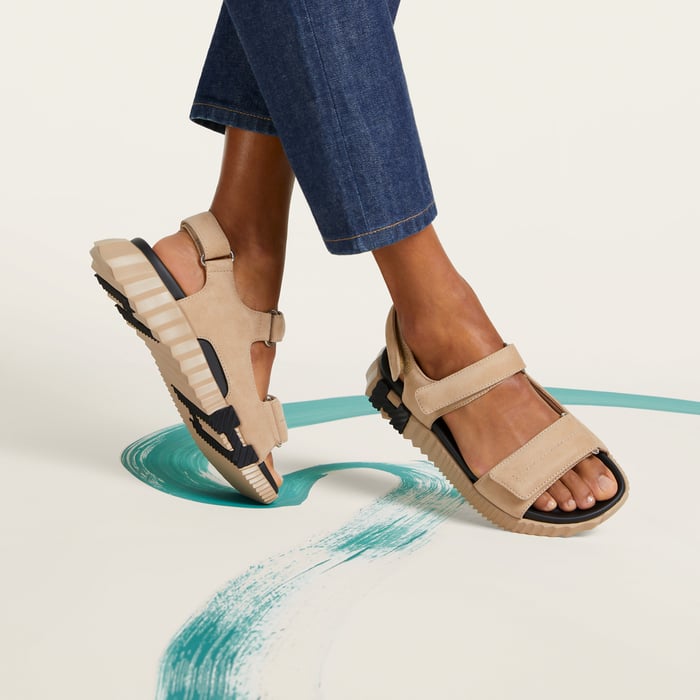 Beige Camel Junior Sandal