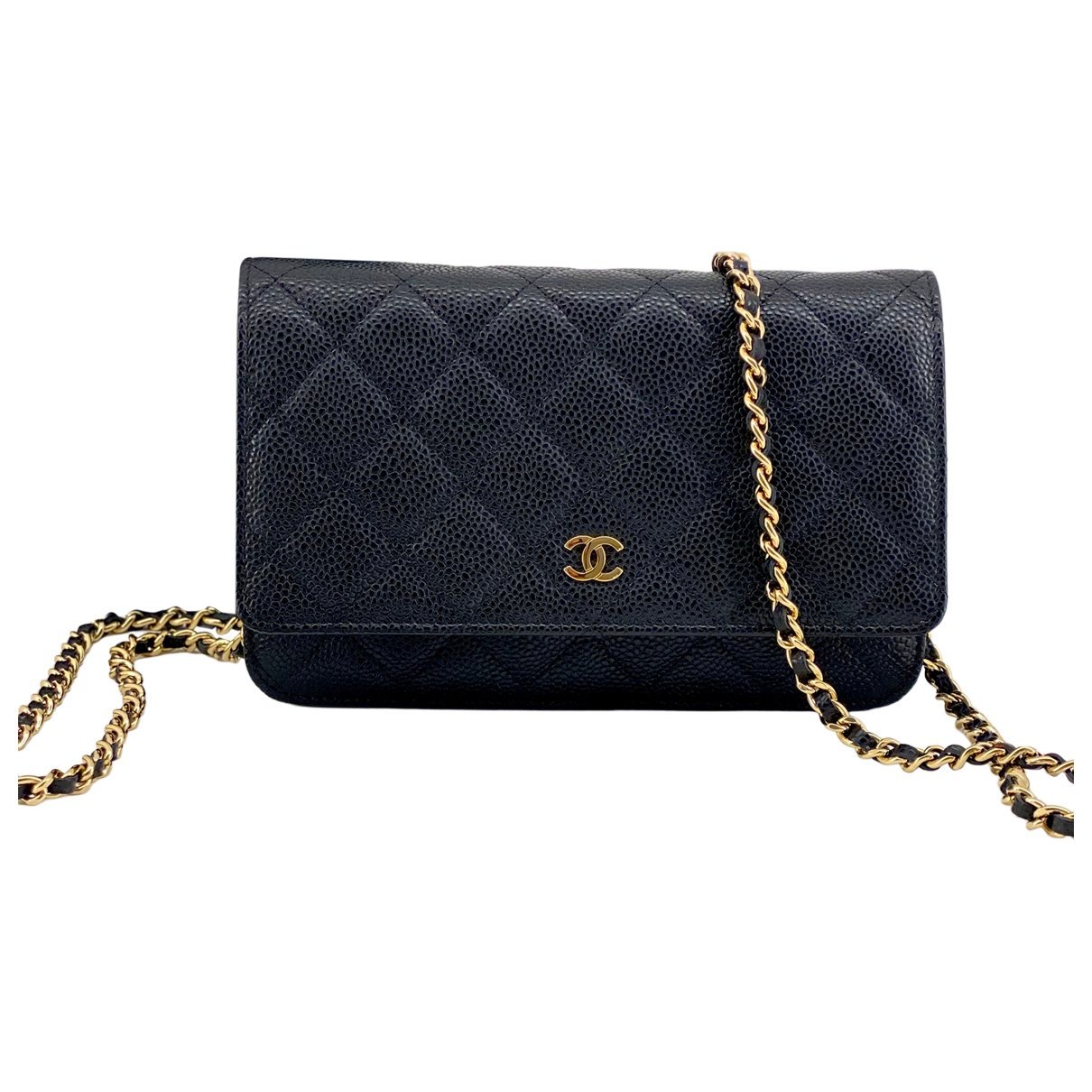 Wallet On Chain Timeless/Classique leather crossbody bag