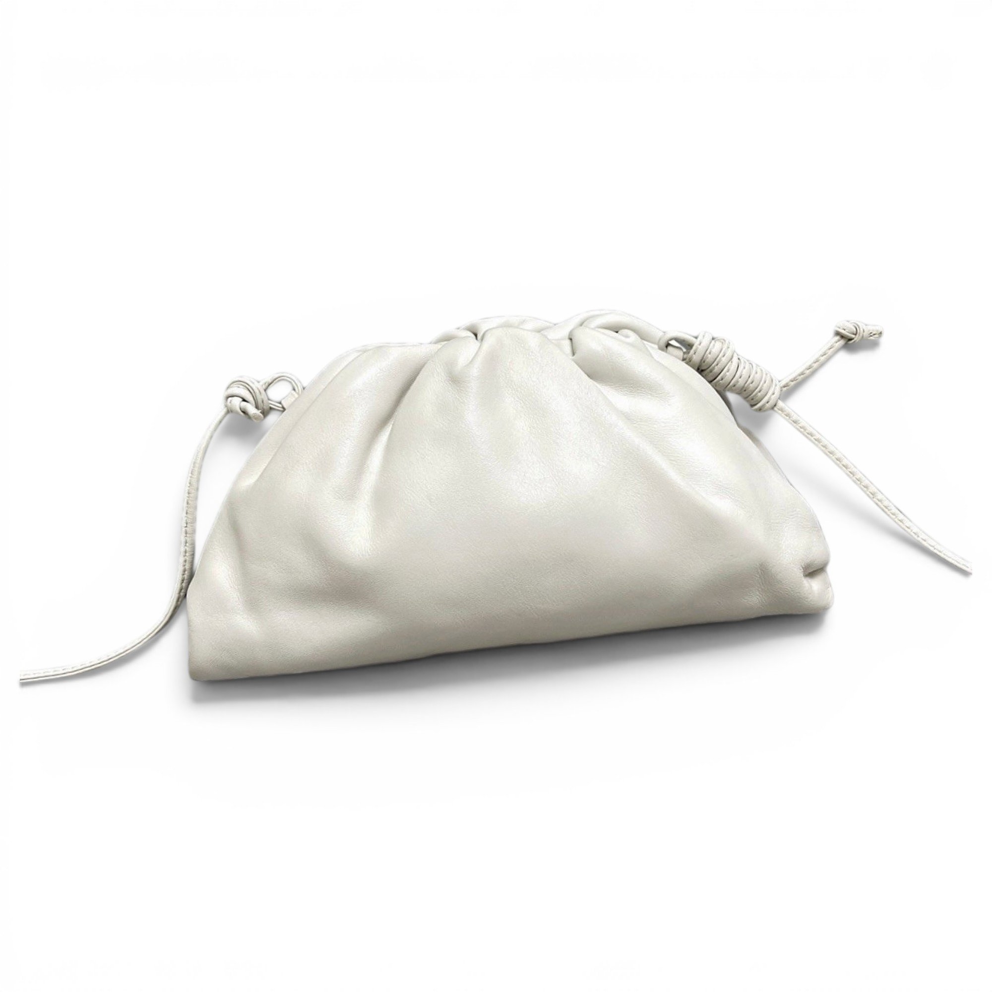 Pouch leather handbag