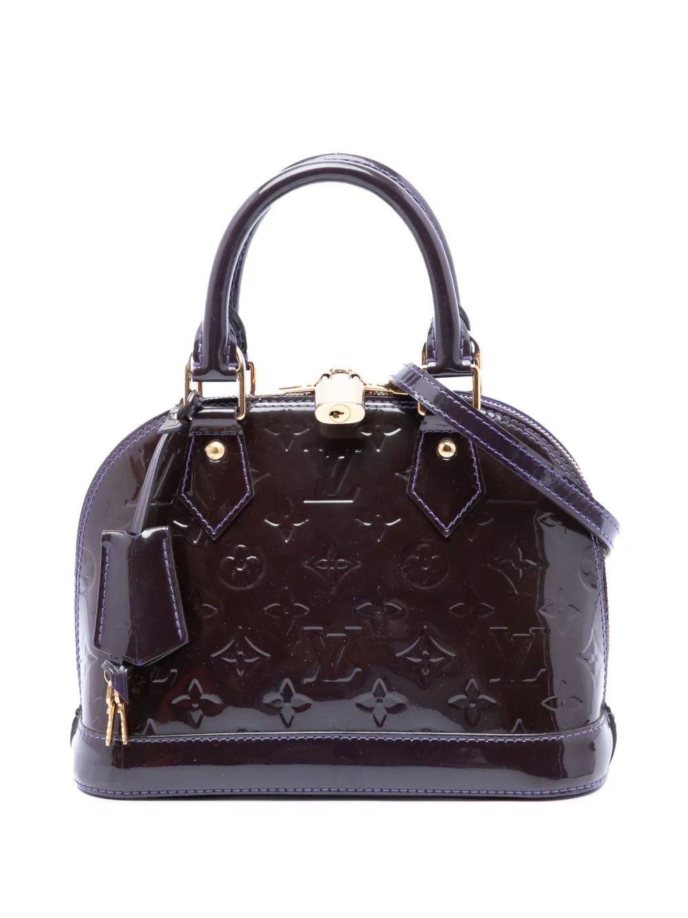 2016 Monogram Vernis Alma BB satchel