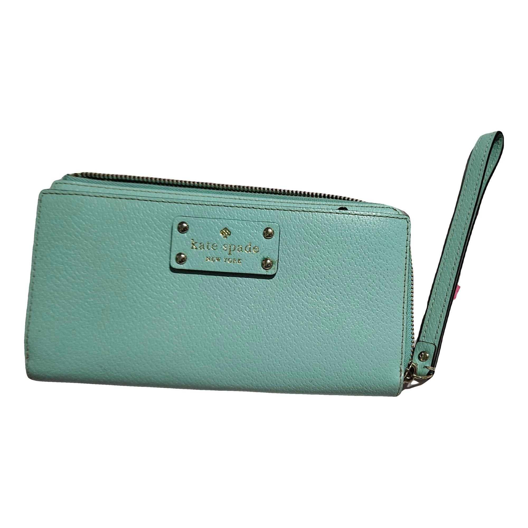 Leather clutch bag