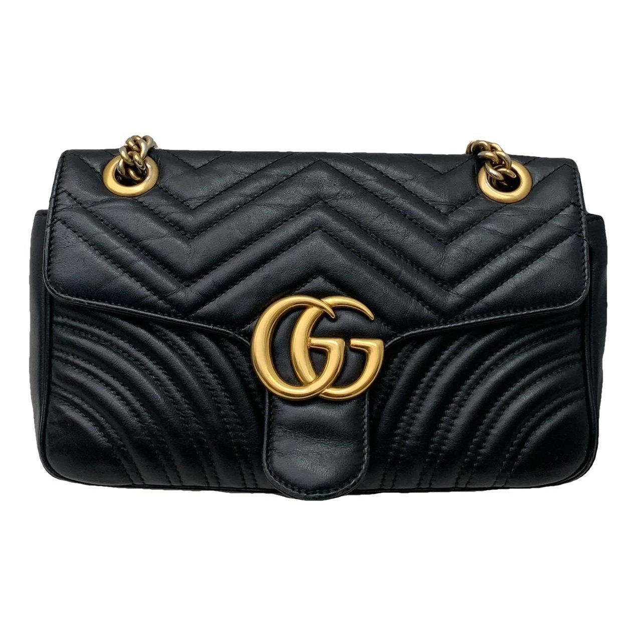GG Marmont Flap leather crossbody bag