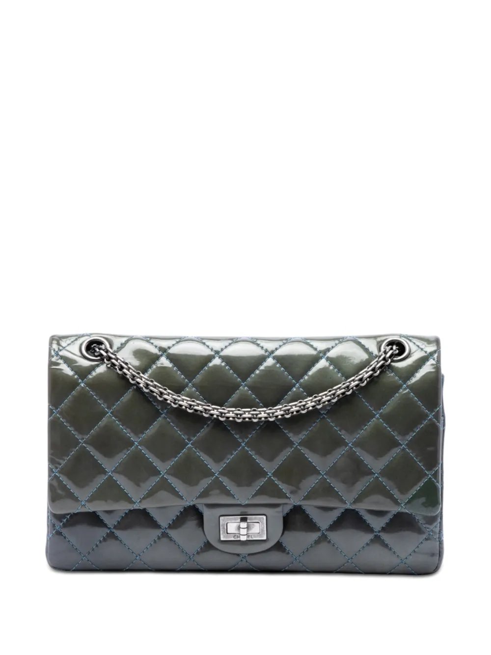 2011 Quilted Patent Reissue 2.55 Double Flap 226 crossbody bag