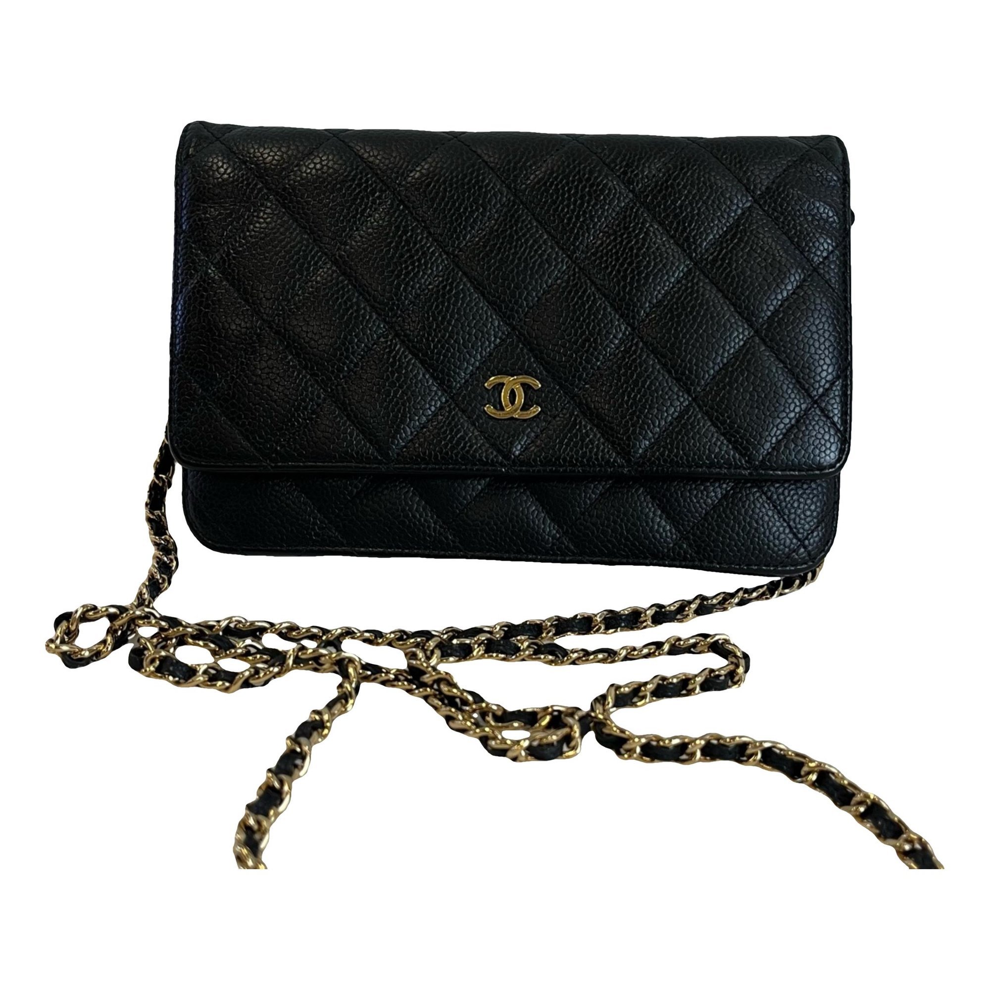 Wallet On Chain Timeless/Classique leather crossbody bag