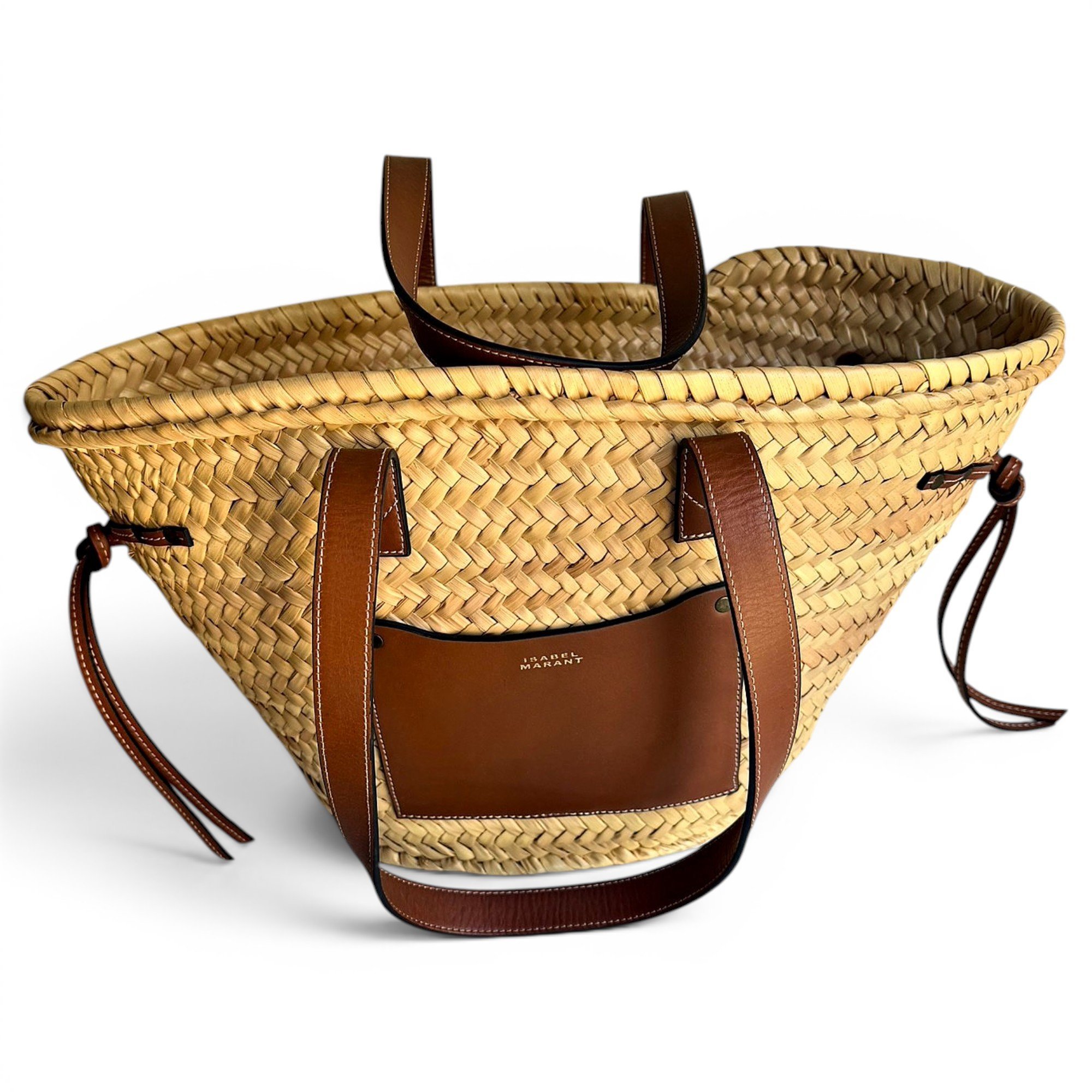 Leather tote