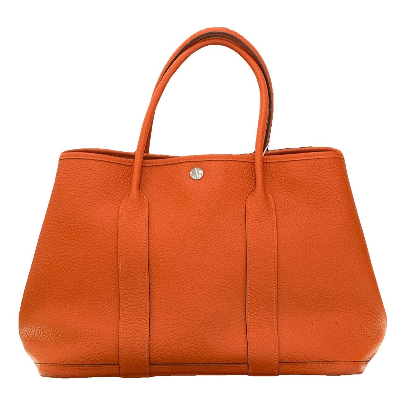 Garden Party leather handbag