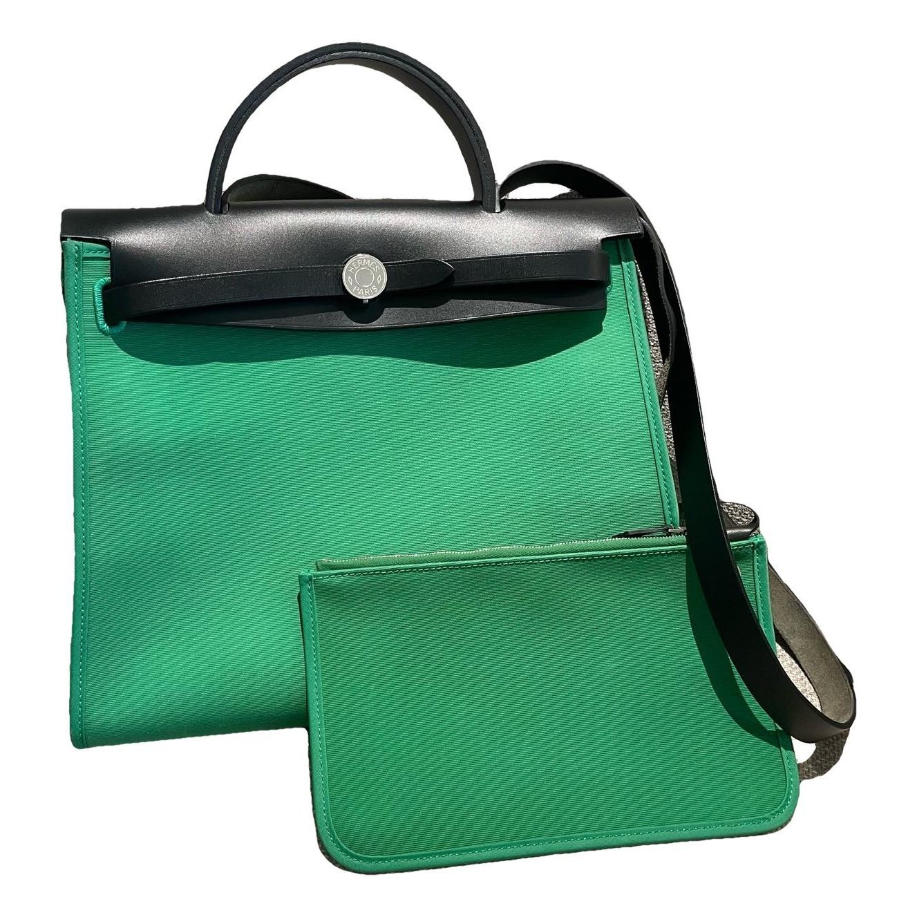 Hermes Herbag Handbag Black