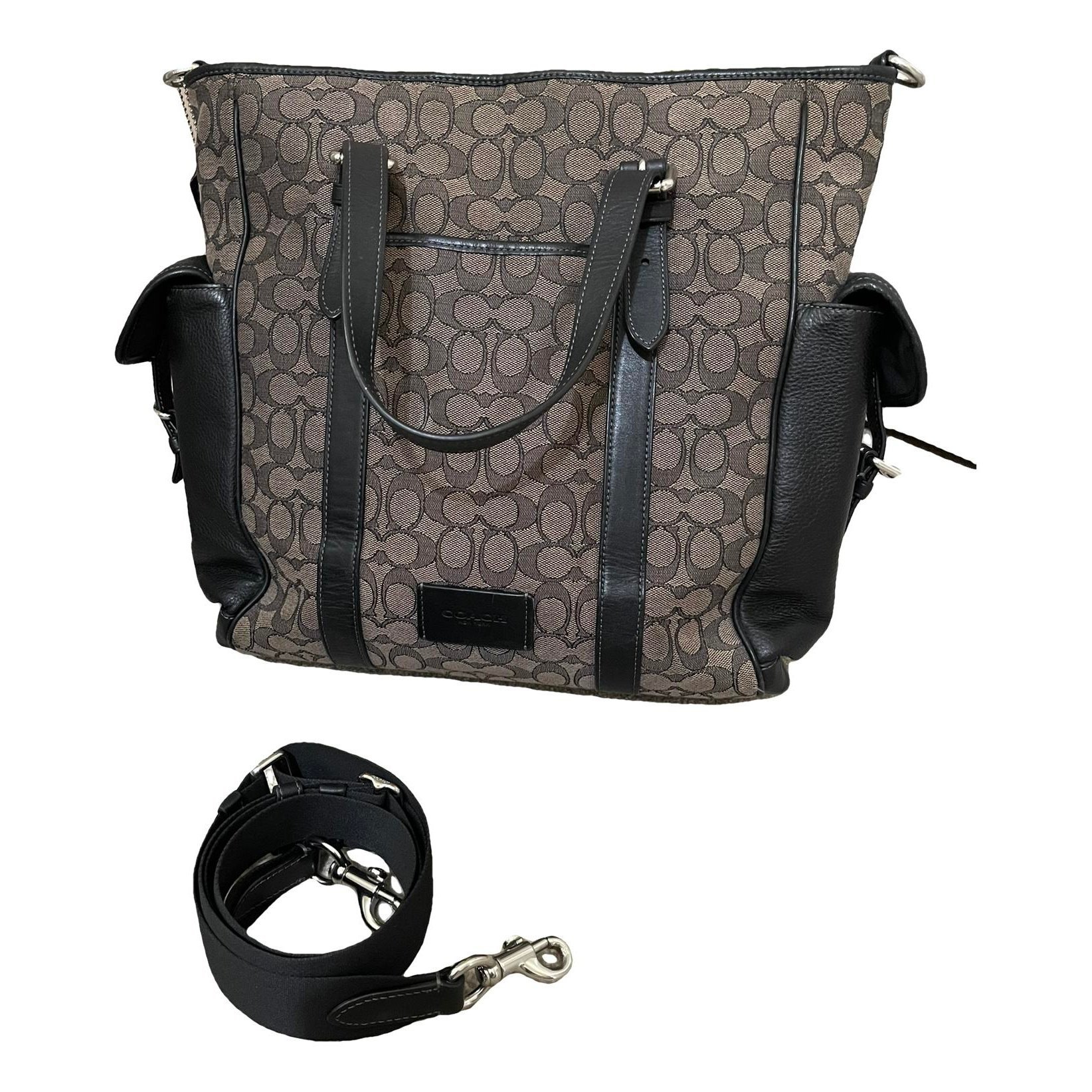 Leather tote