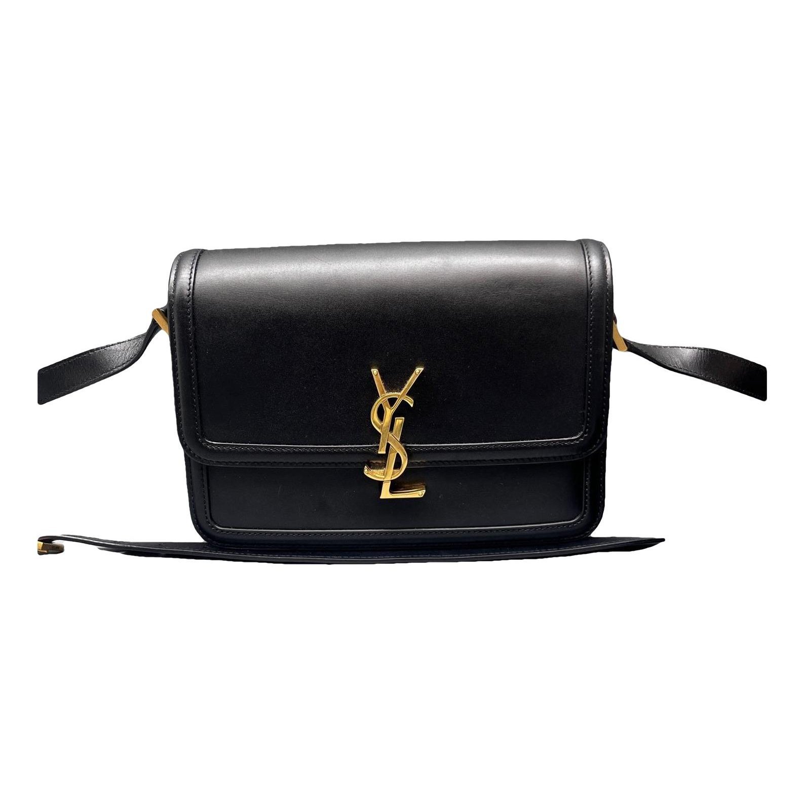 Solférino leather handbag