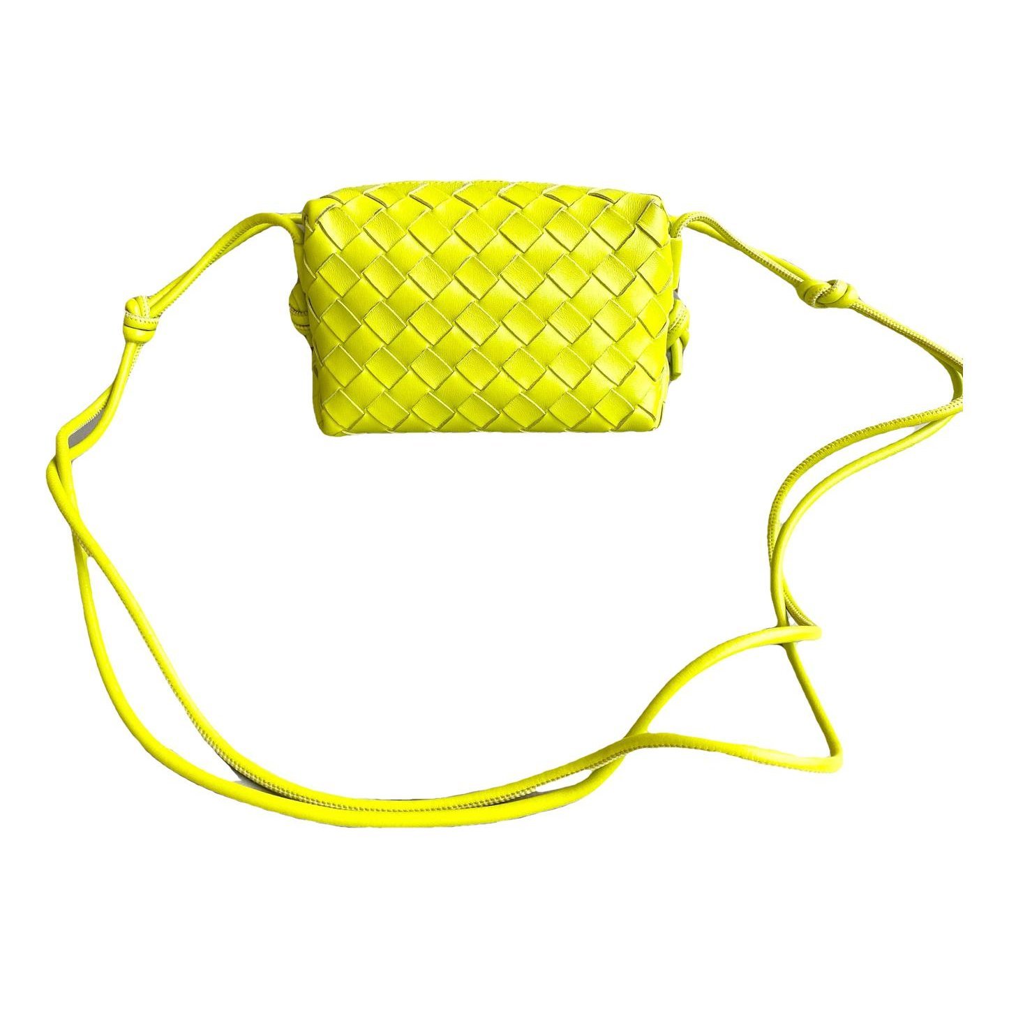 Loop leather handbag