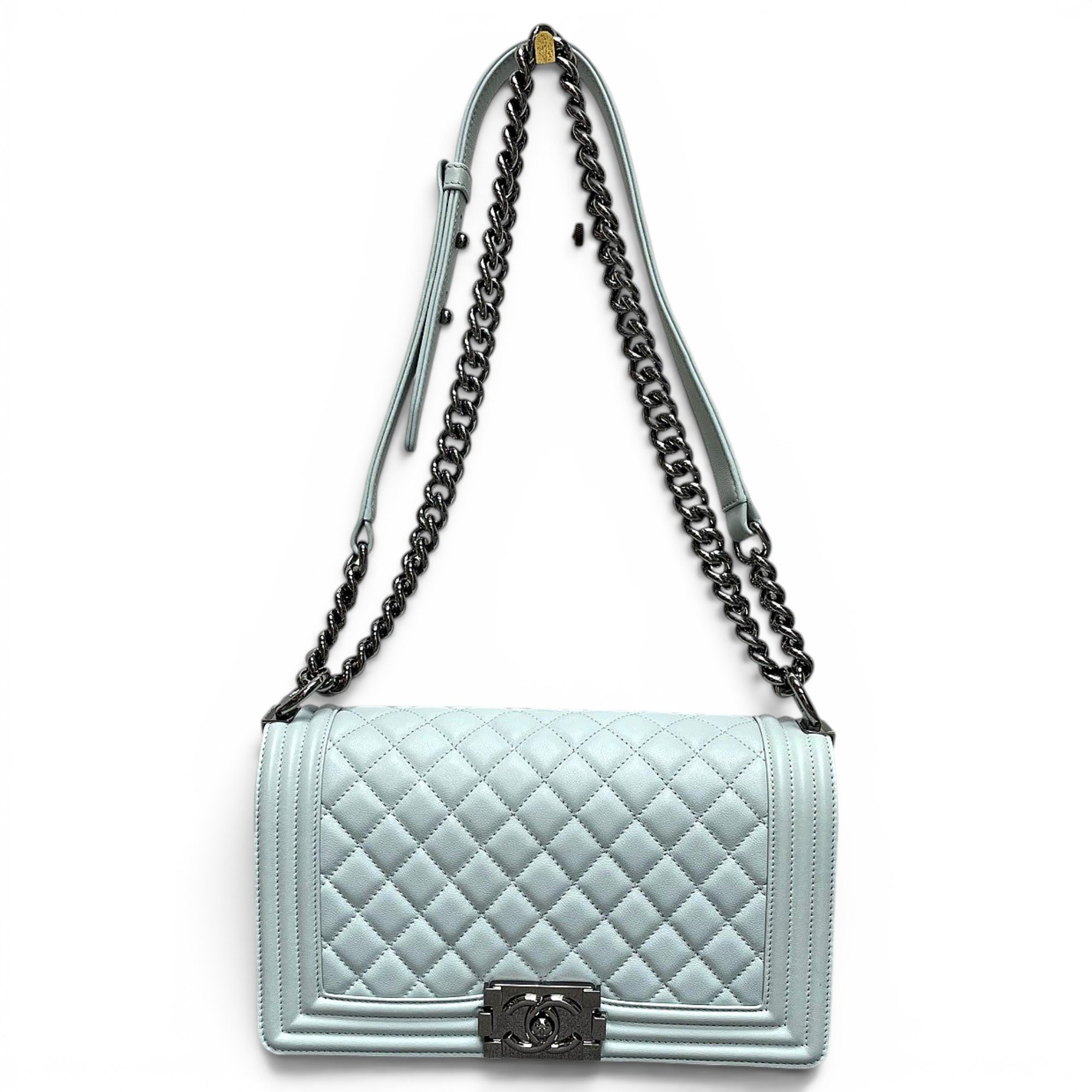 Boy leather crossbody bag