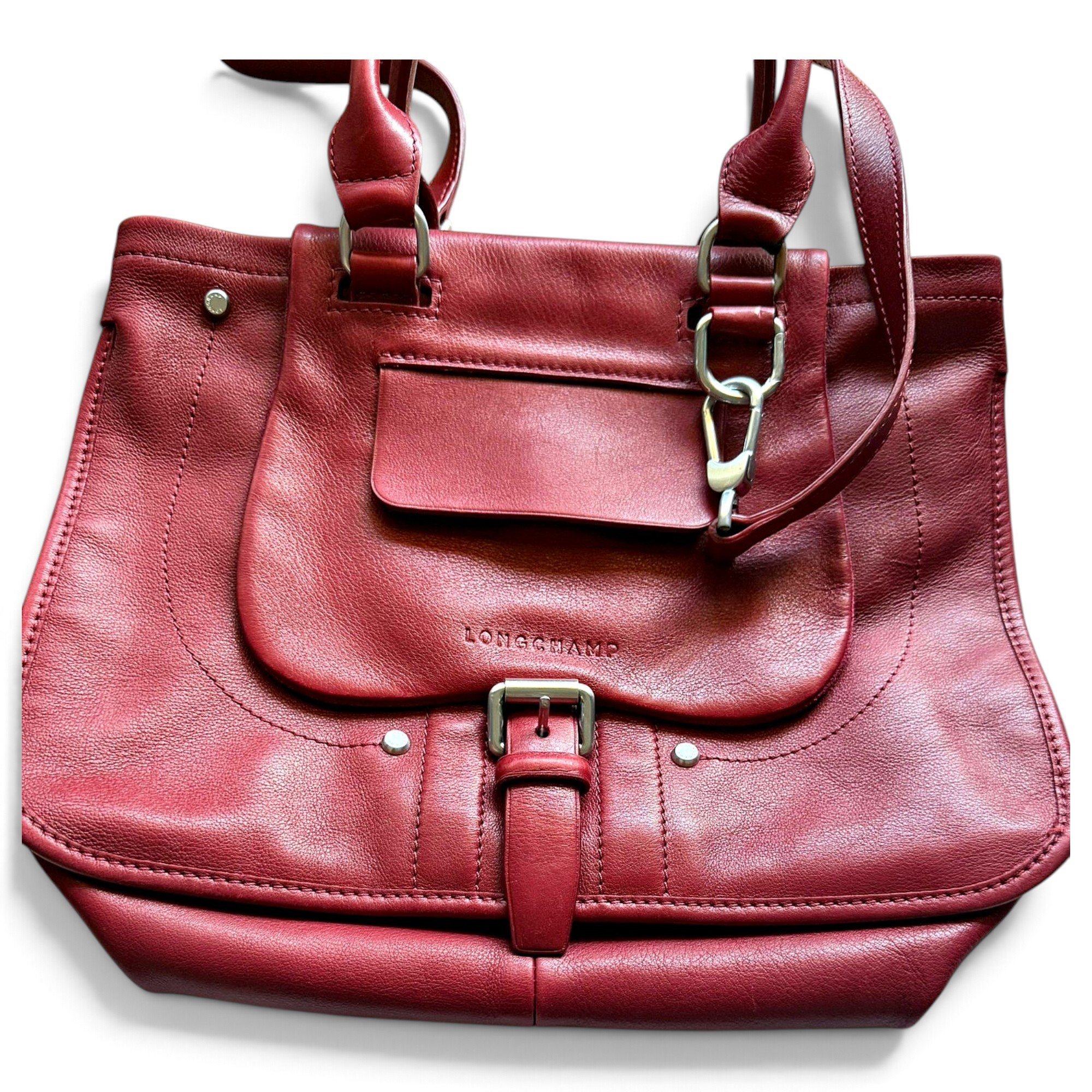 Balzane leather handbag