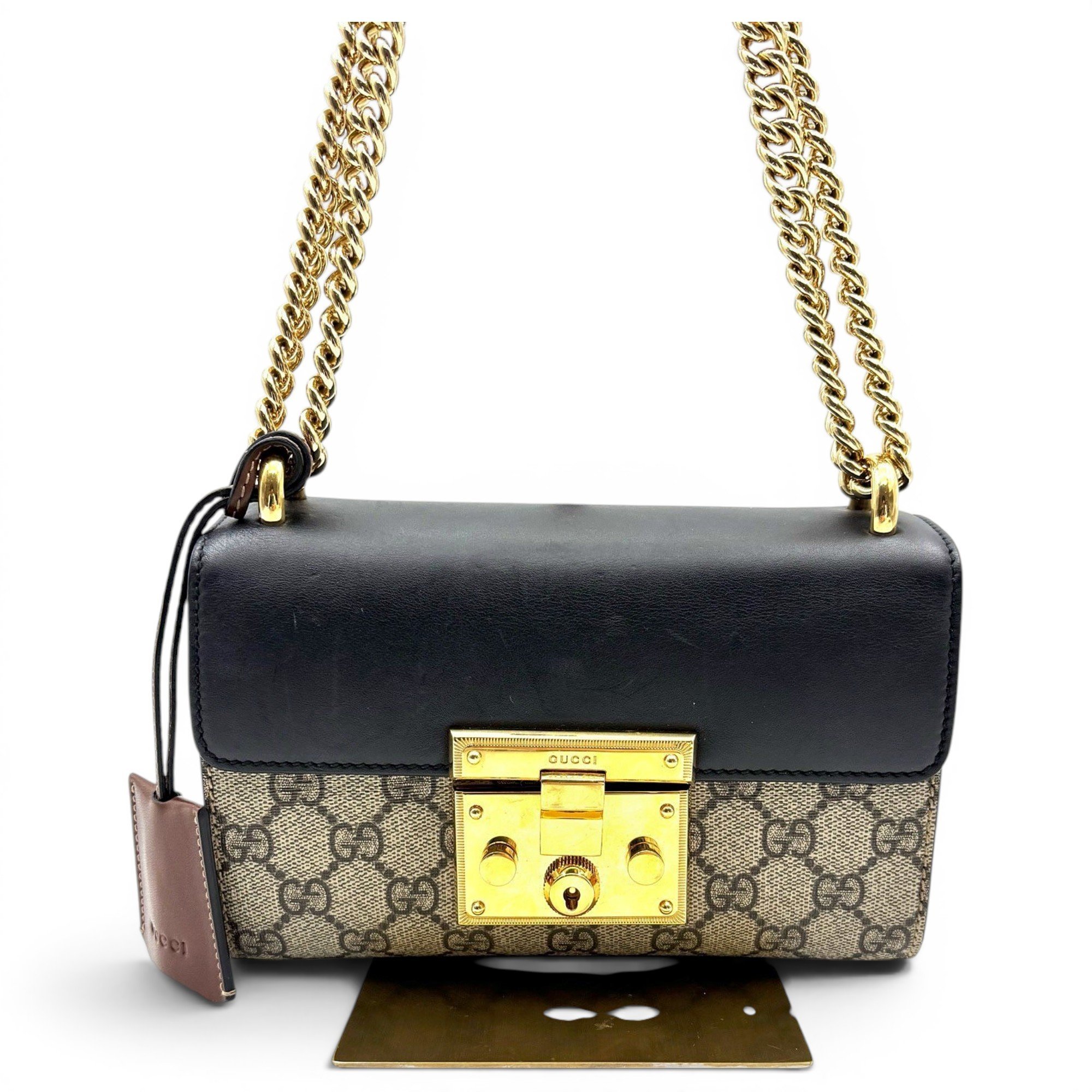 Padlock cloth handbag