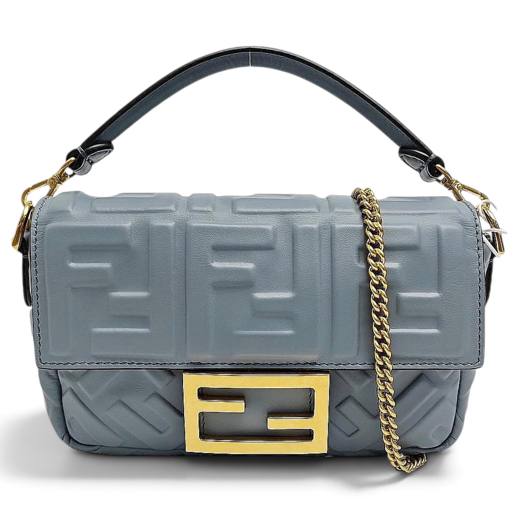 Baguette leather handbag