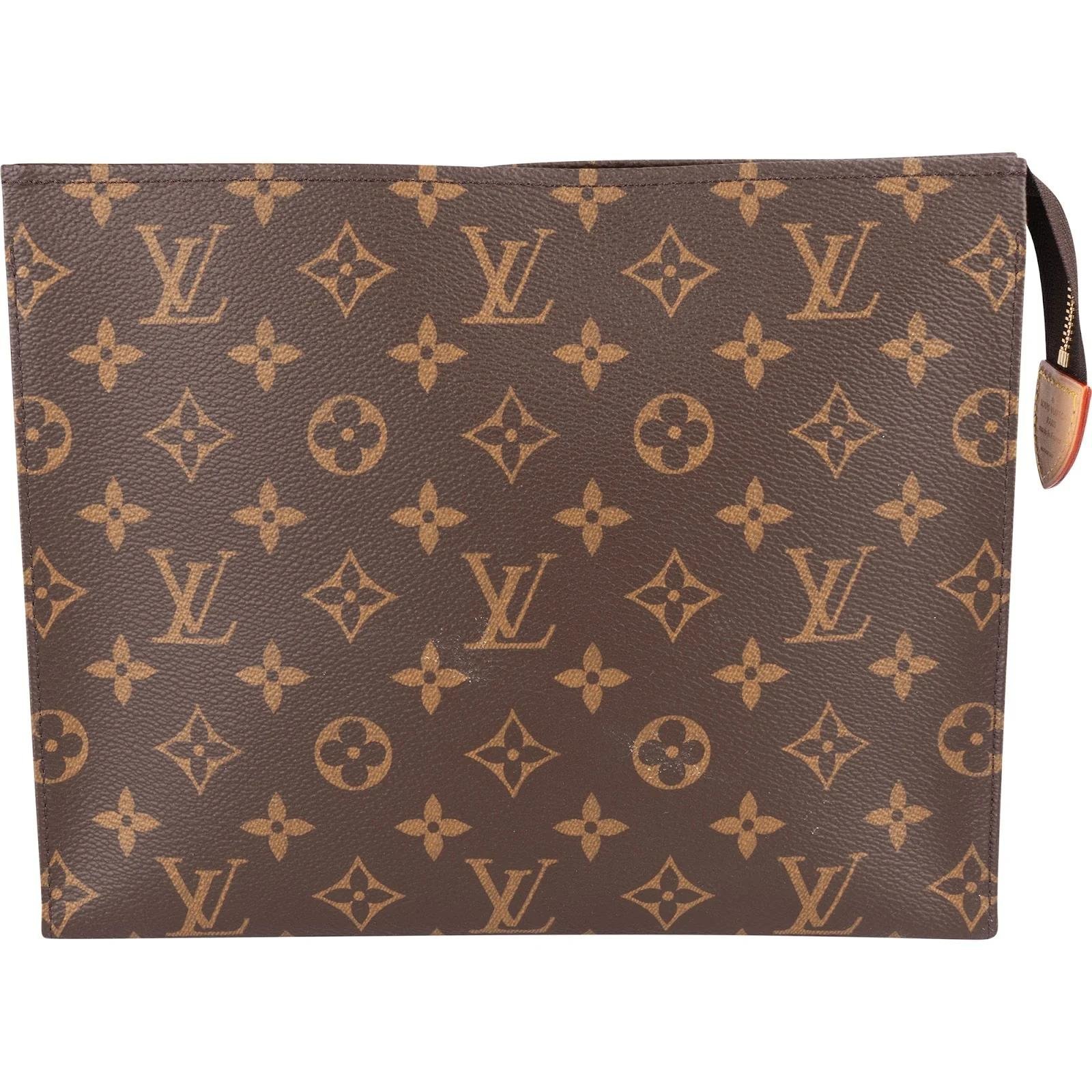 Poche toilette leather vanity case