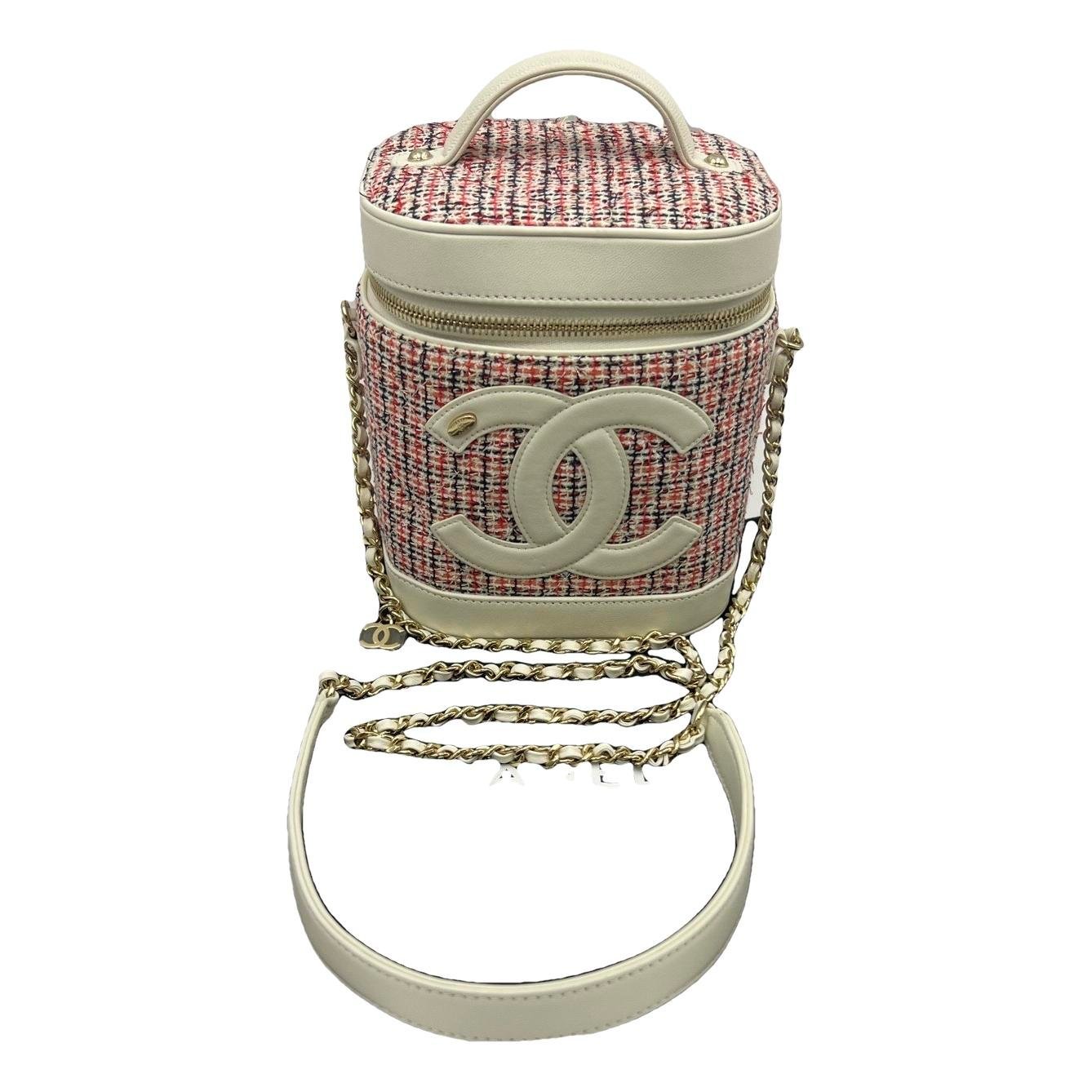 Trendy CC Vanity tweed handbag