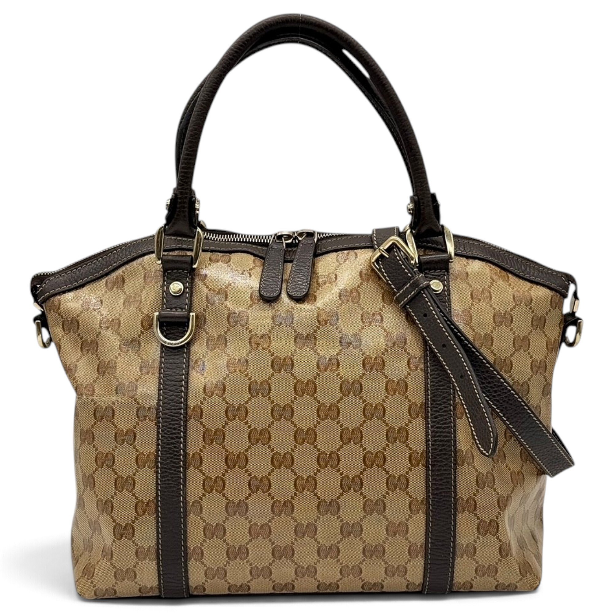 Dialux Britt leather tote