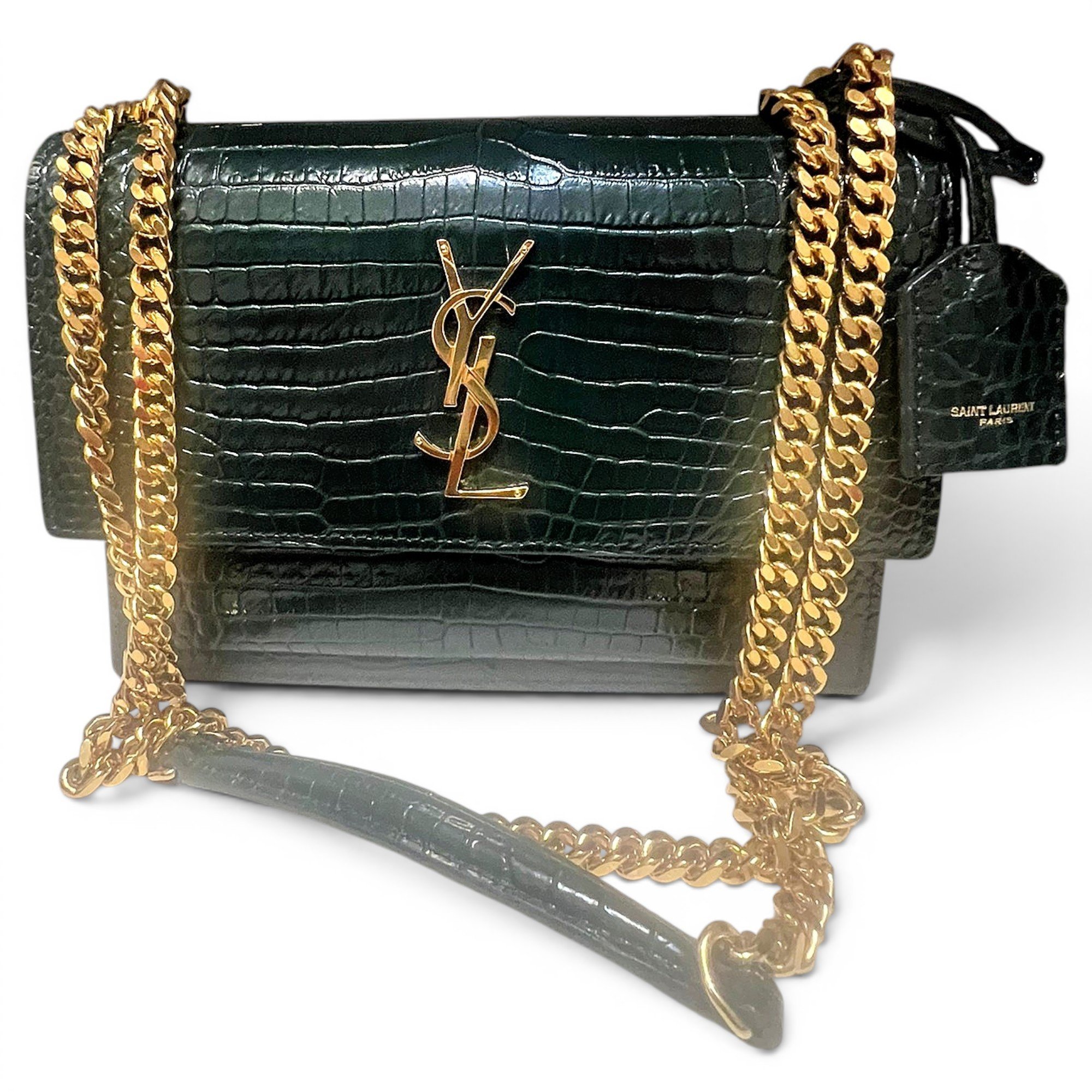 Sunset leather crossbody bag