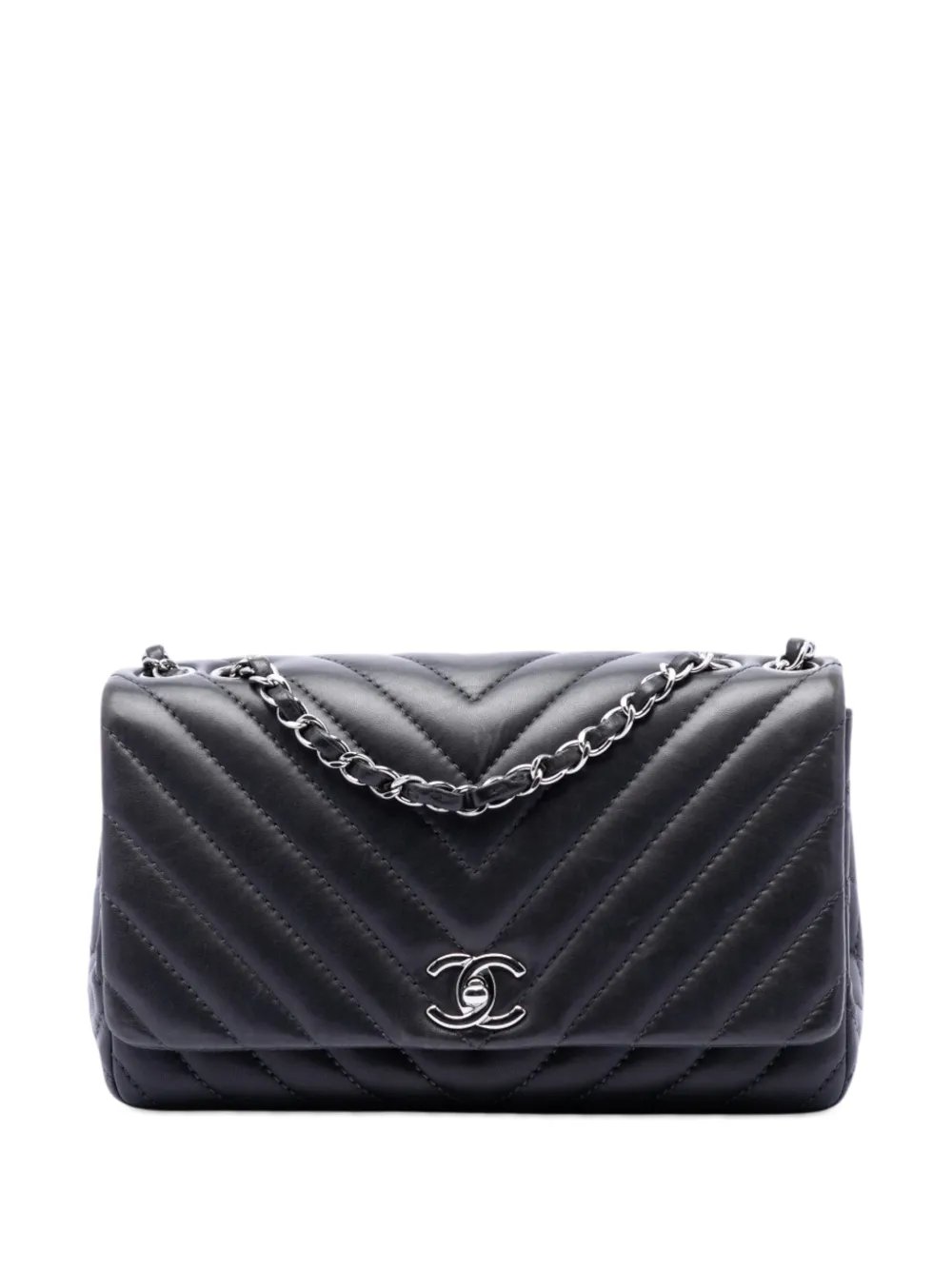 2012-2013 Medium Chevron Lambskin Surpique Flap shoulder bag