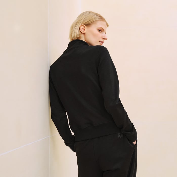 Noir Zipped Jacket
