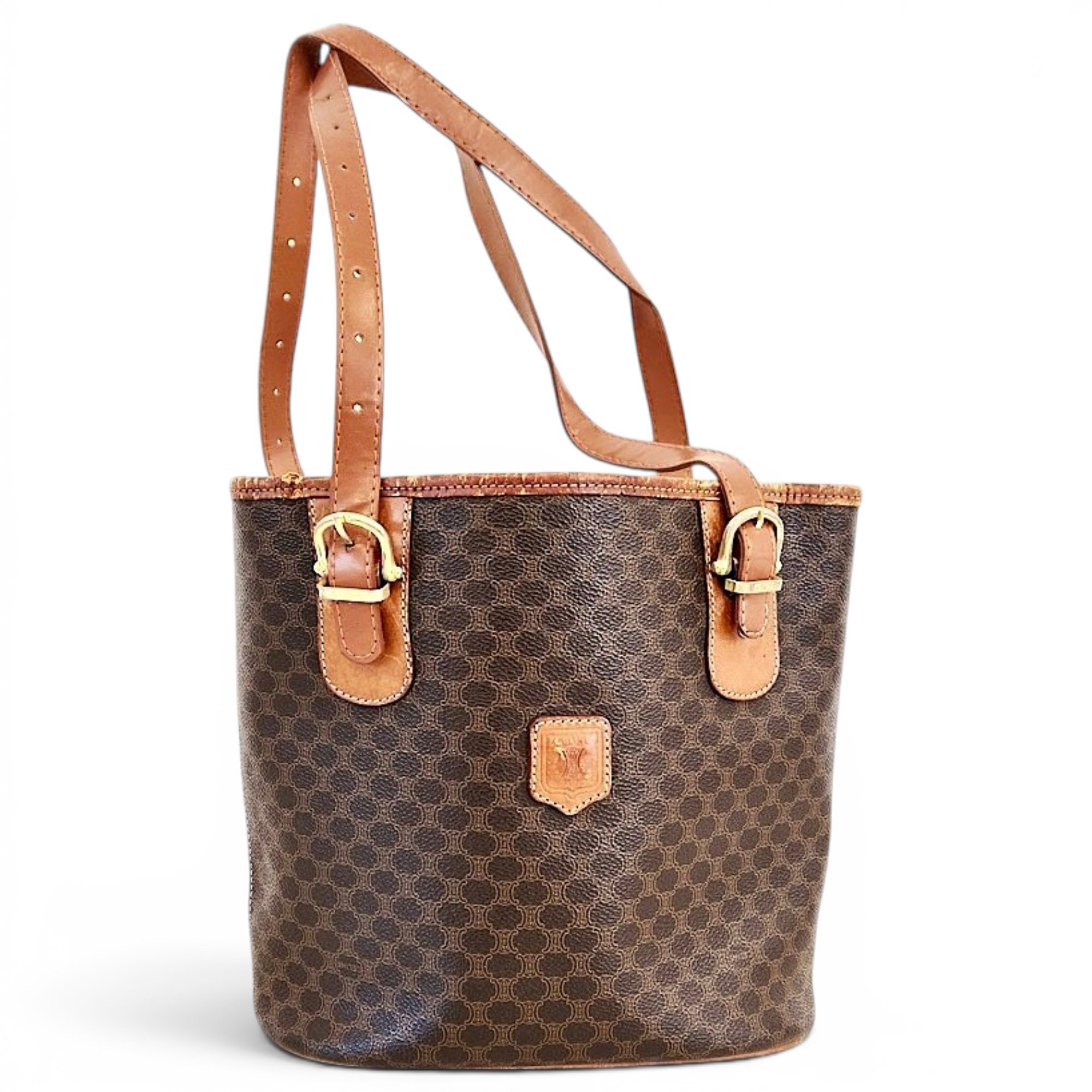 Leather tote