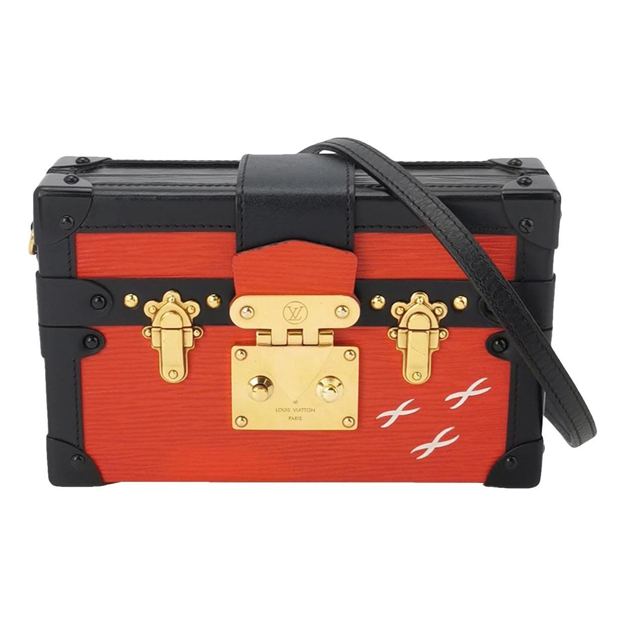 Petite Malle leather handbag