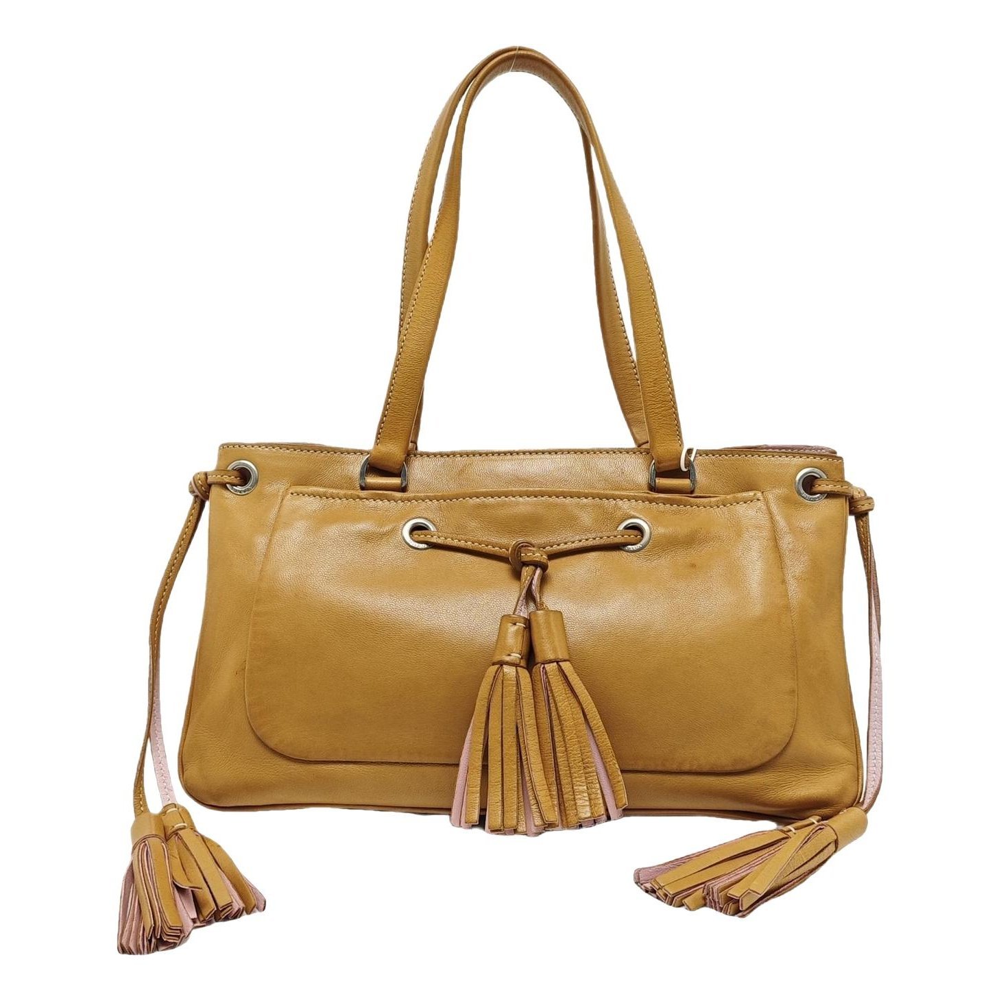 Leather handbag