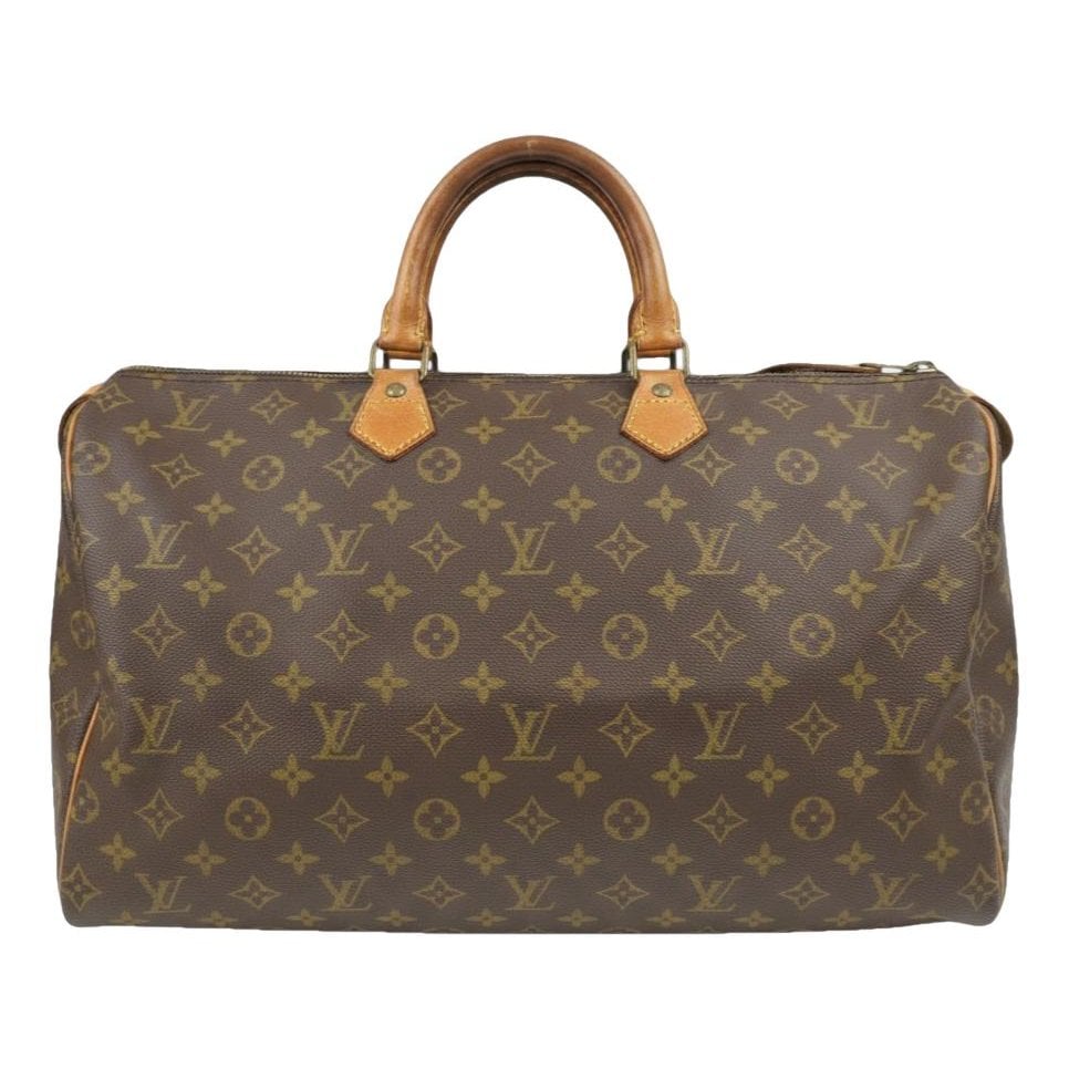 Speedy leather handbag
