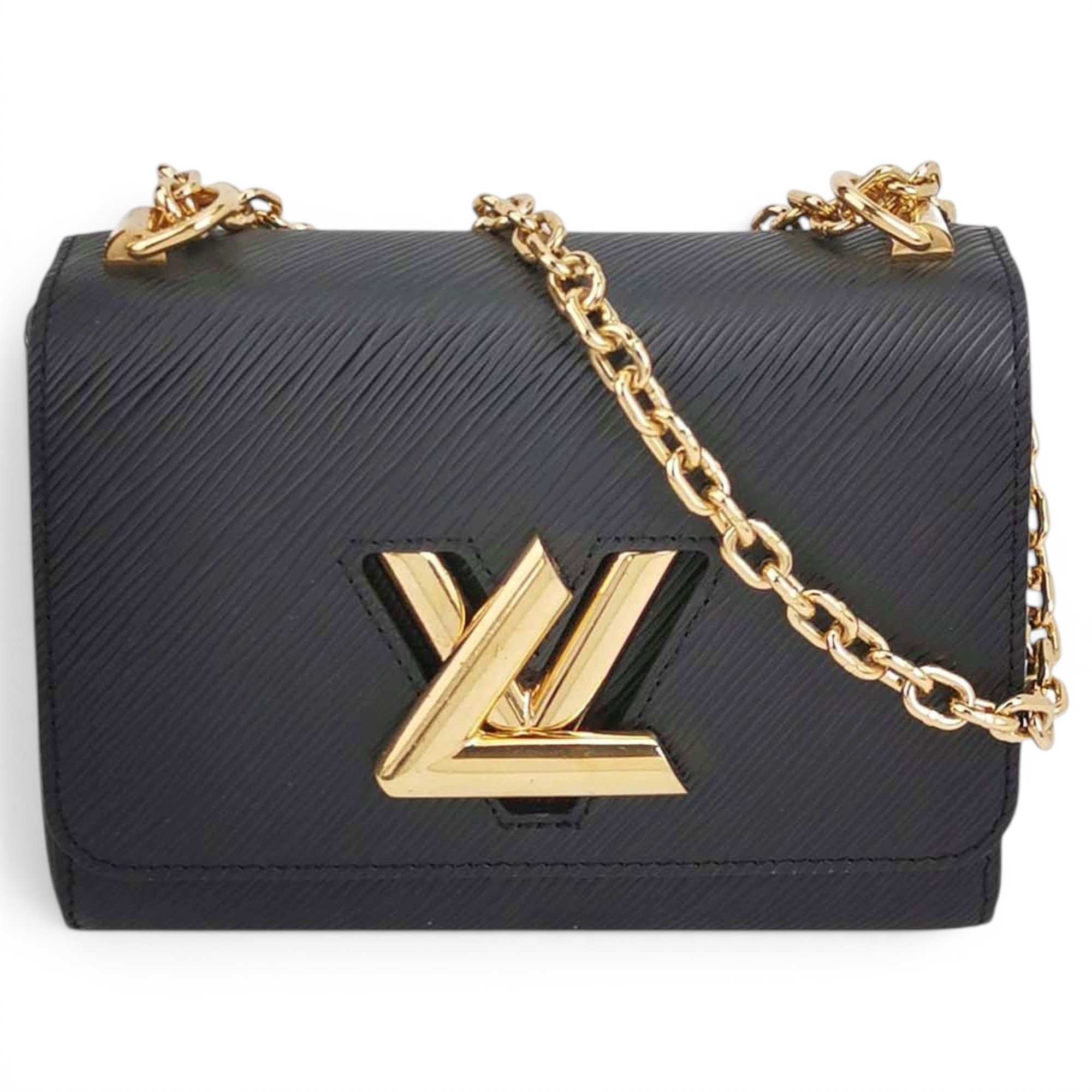 Twist leather crossbody bag