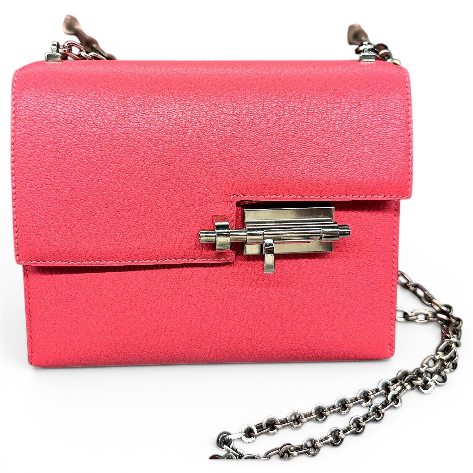 Verrou Mini leather handbag