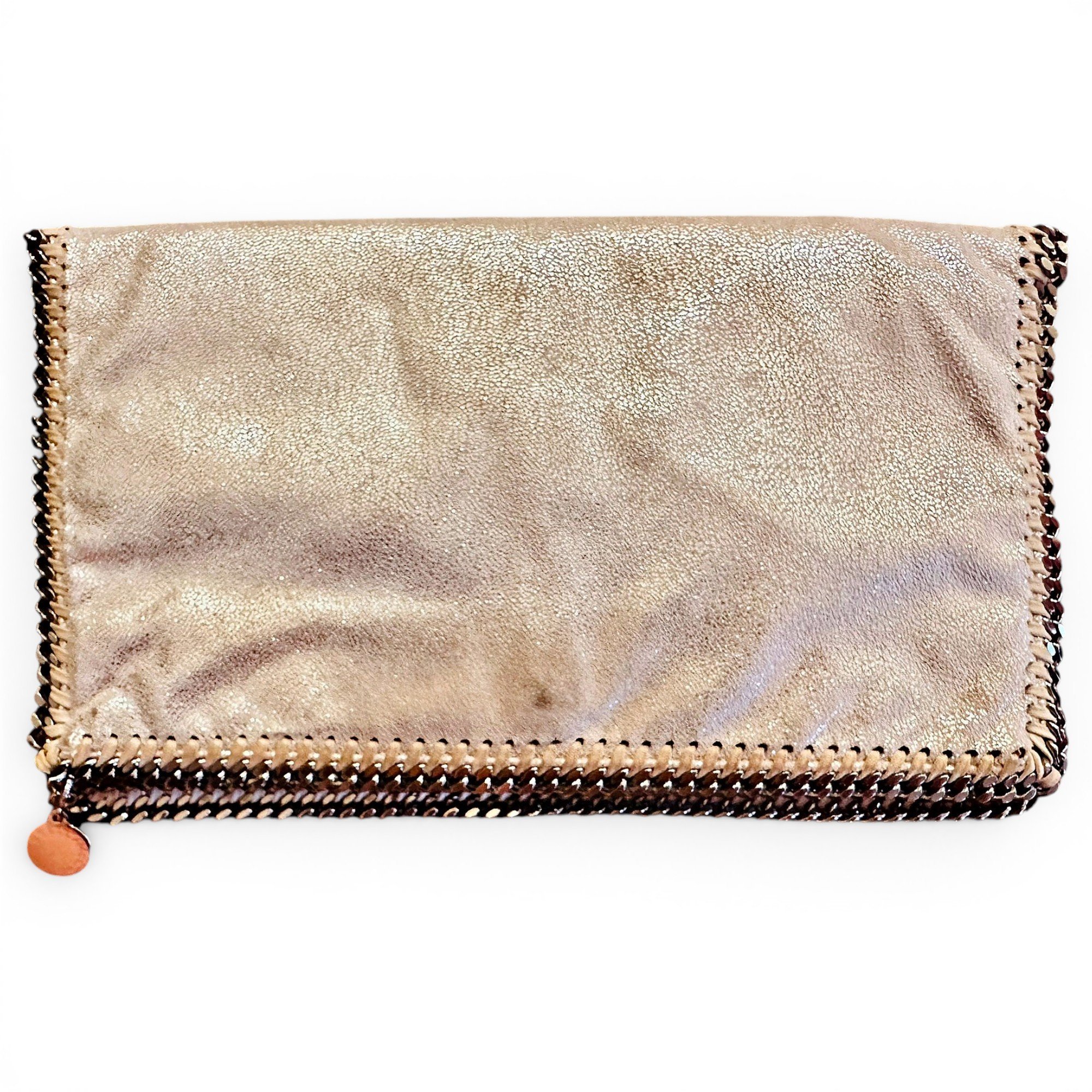 Falabella vegan leather clutch bag