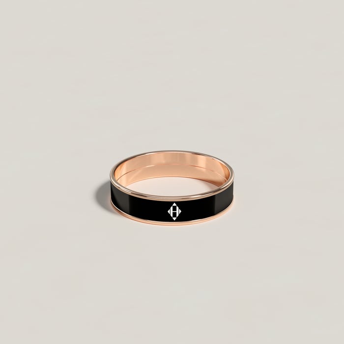 Noir Uni Ring, Small Model