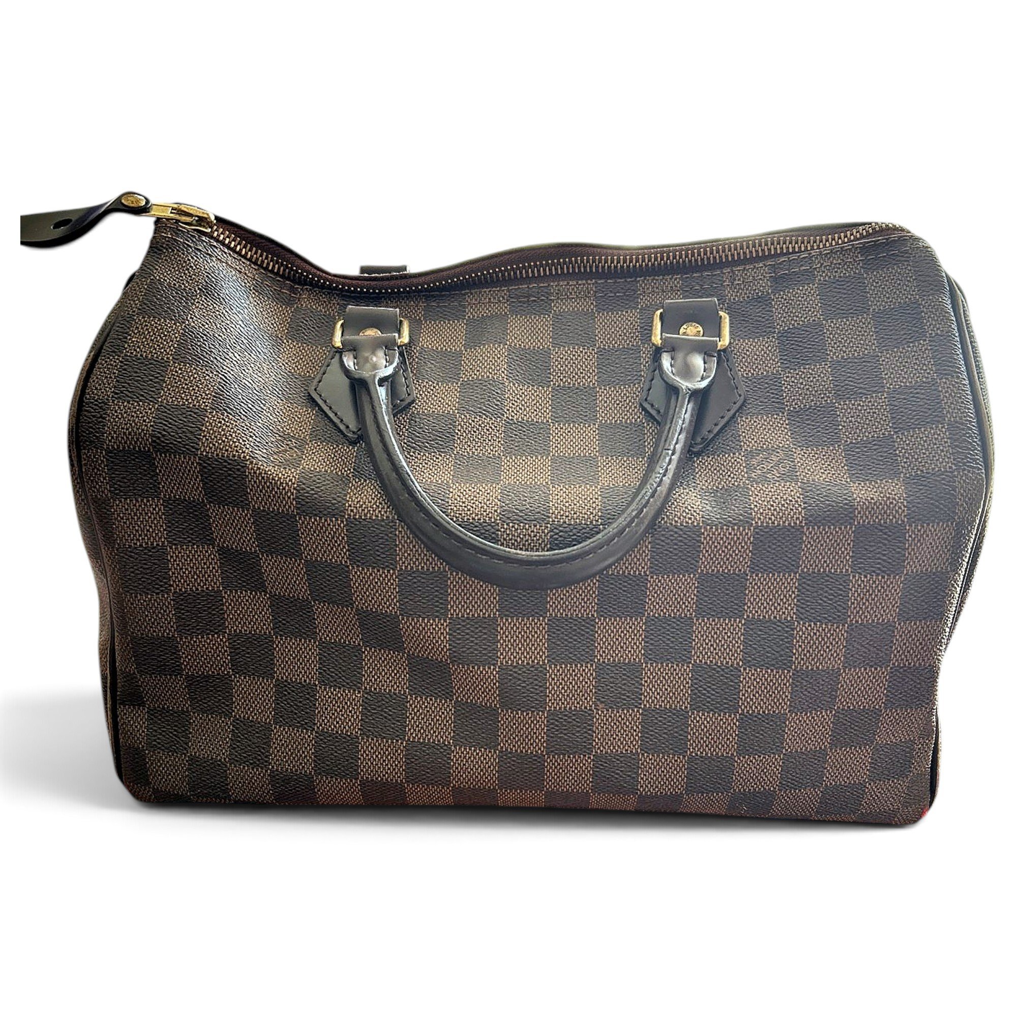 Speedy leather handbag