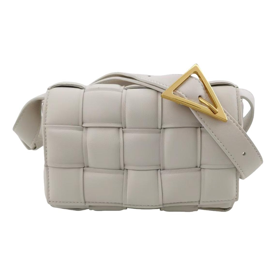 Cassette leather handbag