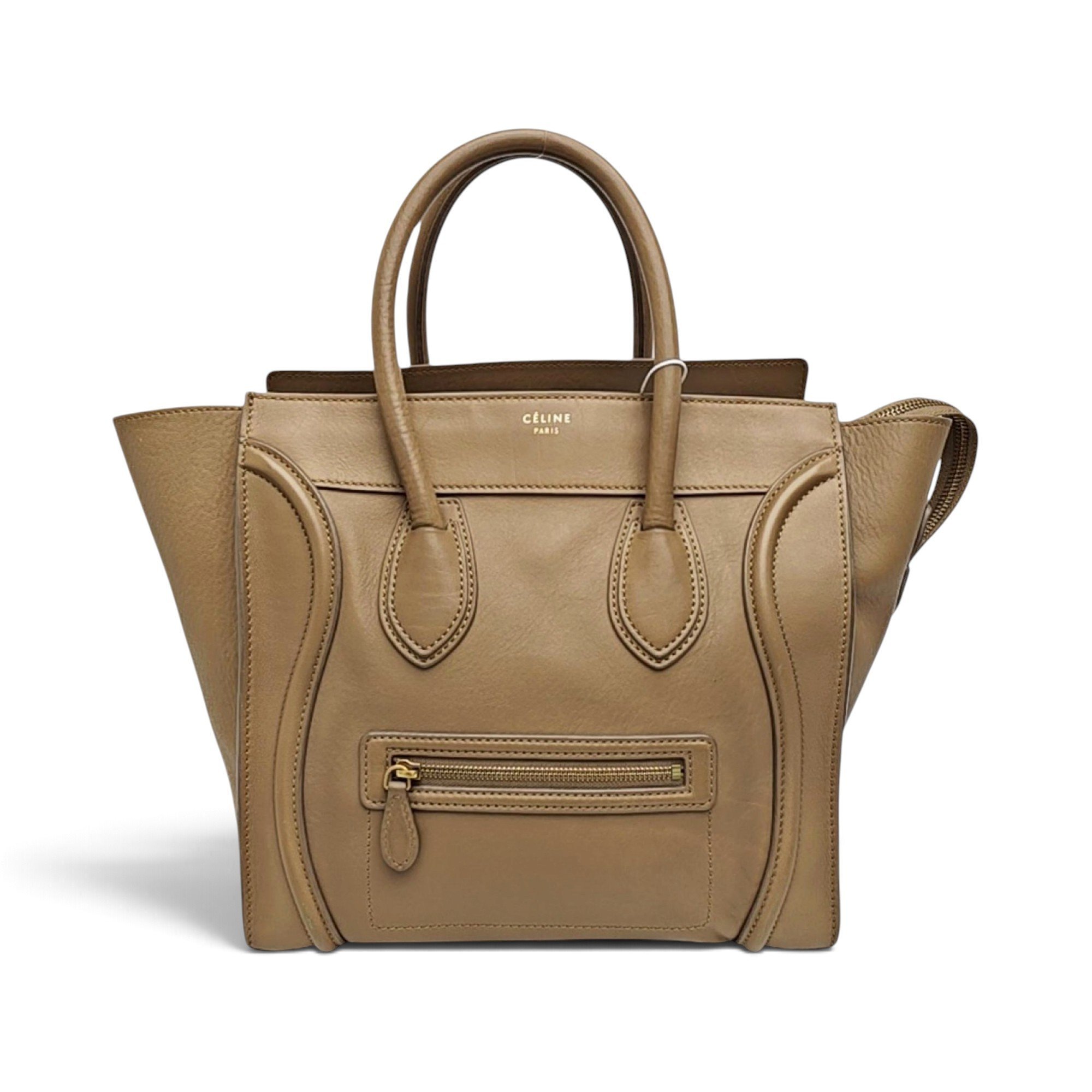 Luggage leather tote