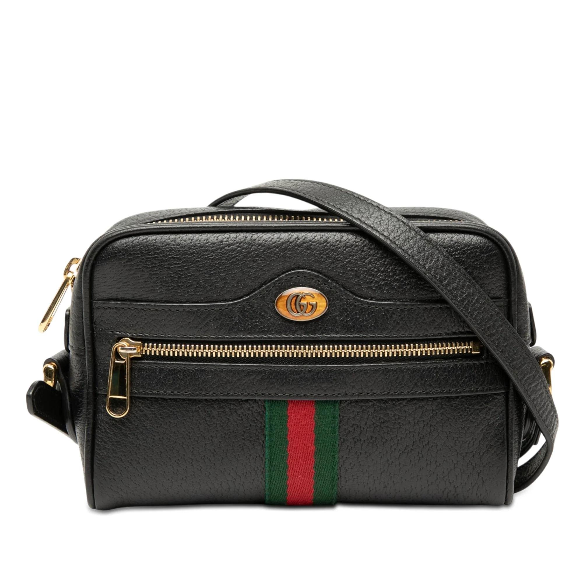 Ophidia pony-style calfskin crossbody bag