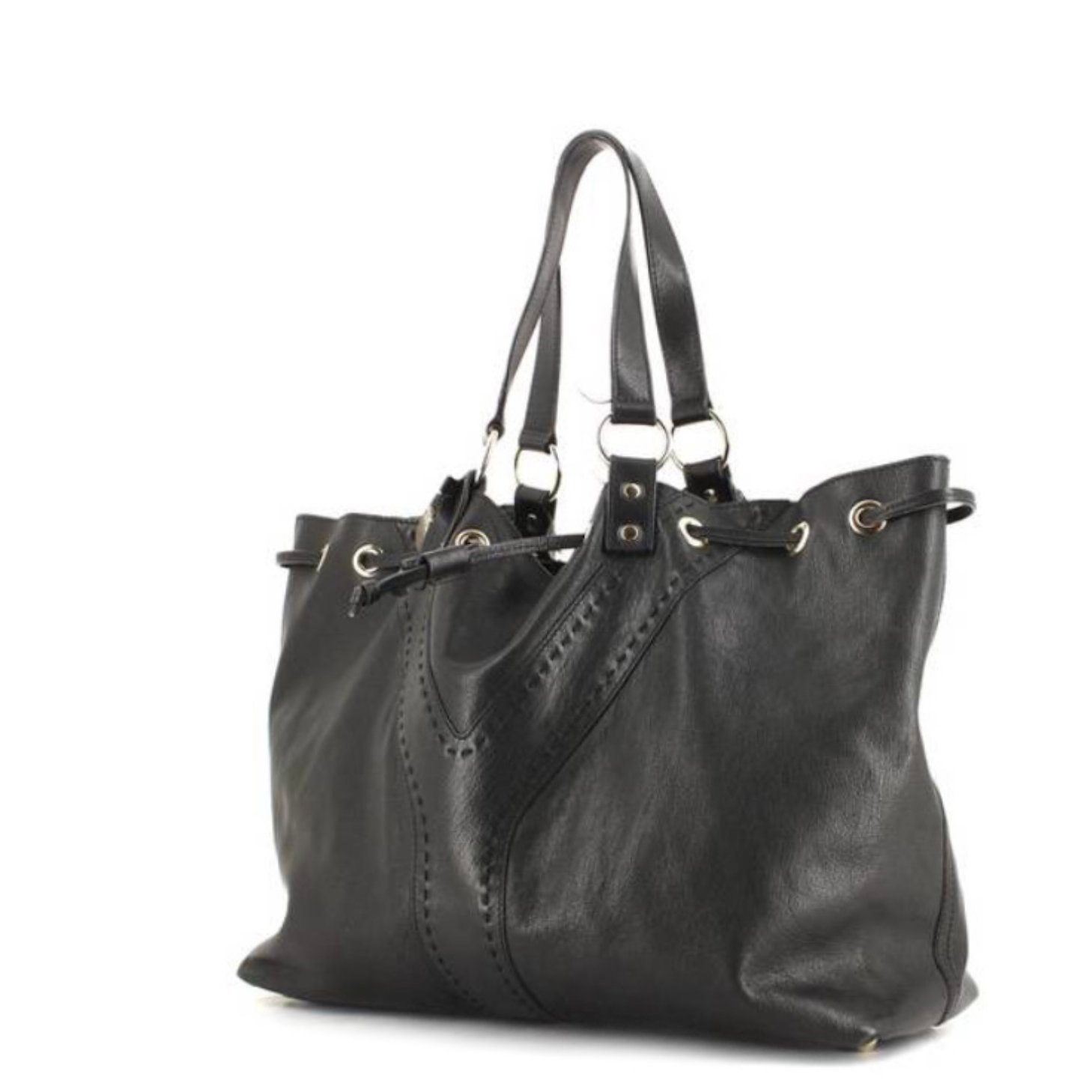 Leather tote